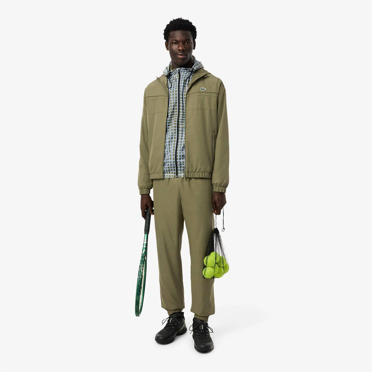 Lacoste Hooded Taffeta Sport Jacket