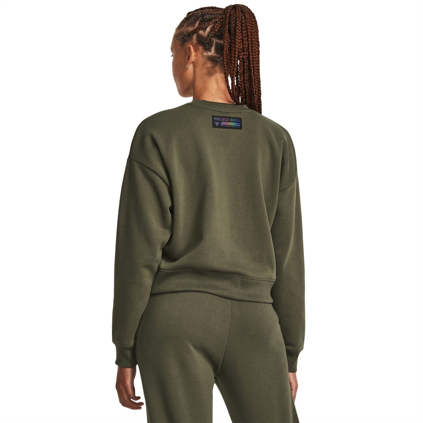 Under Armour Womens Armour Pjt Rck Hw Leg Day Crew Sweatshirt