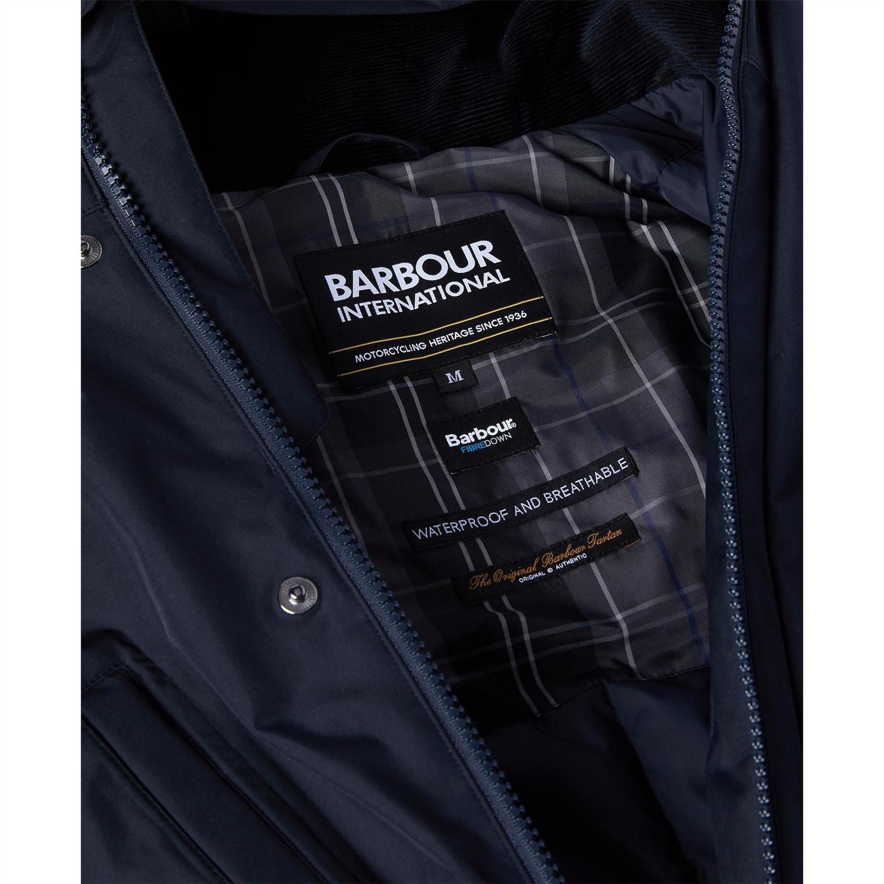Barbour International Willett Waterproof Hooded Long Sleeve Rain Anorak