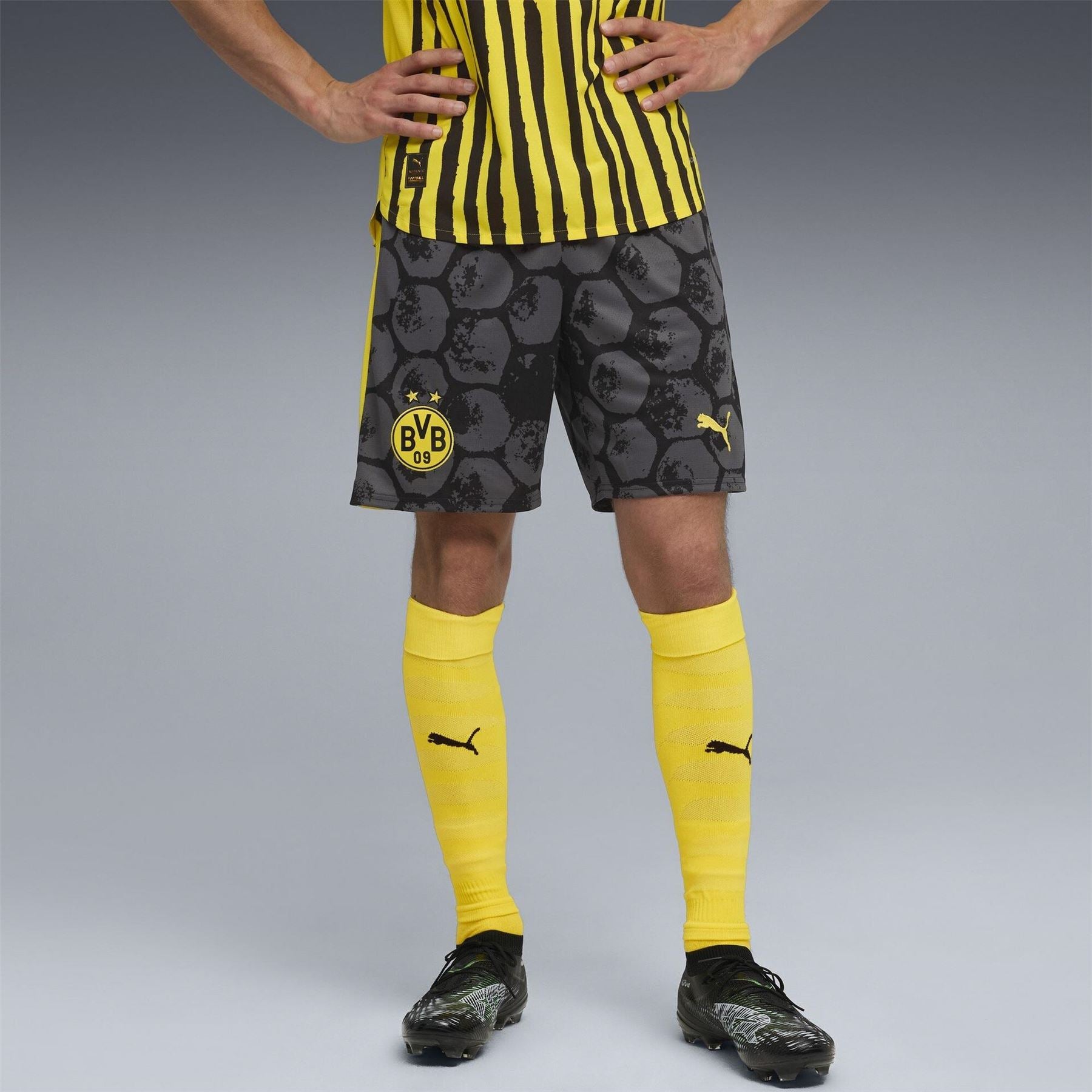 Puma  X Kidssuper Borussia Dortmund Home Shorts 2025 2026 Adults