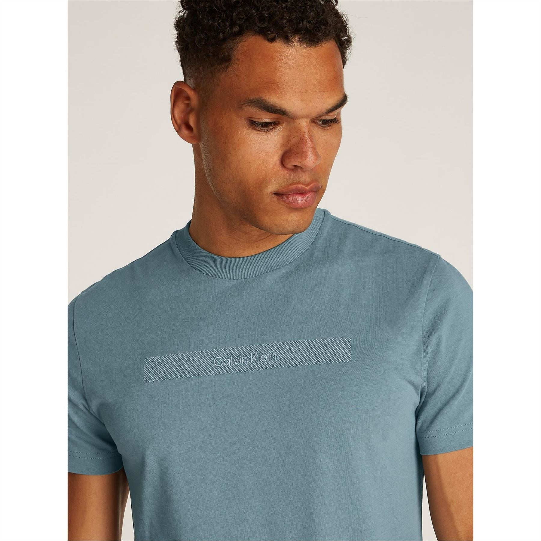 Calvin Klein Structured Embroidery Regular Fit T-Shirt