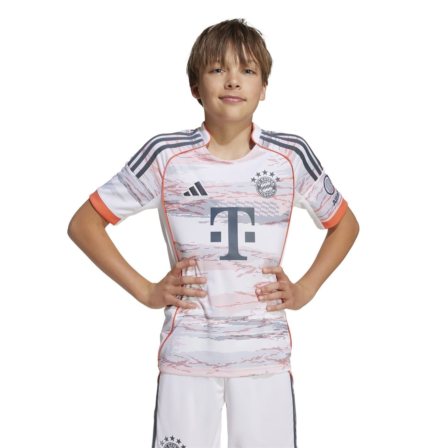 adidas Bayern Munich Away Shirt 2025 2026 Juniors