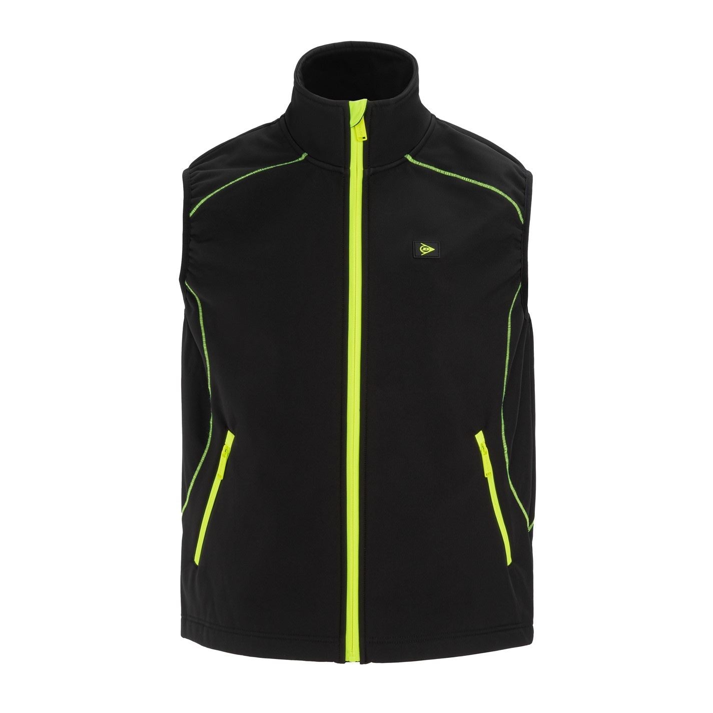 Dunlop Work Hi Vis Reversible Sleeveless Softshell Jacket