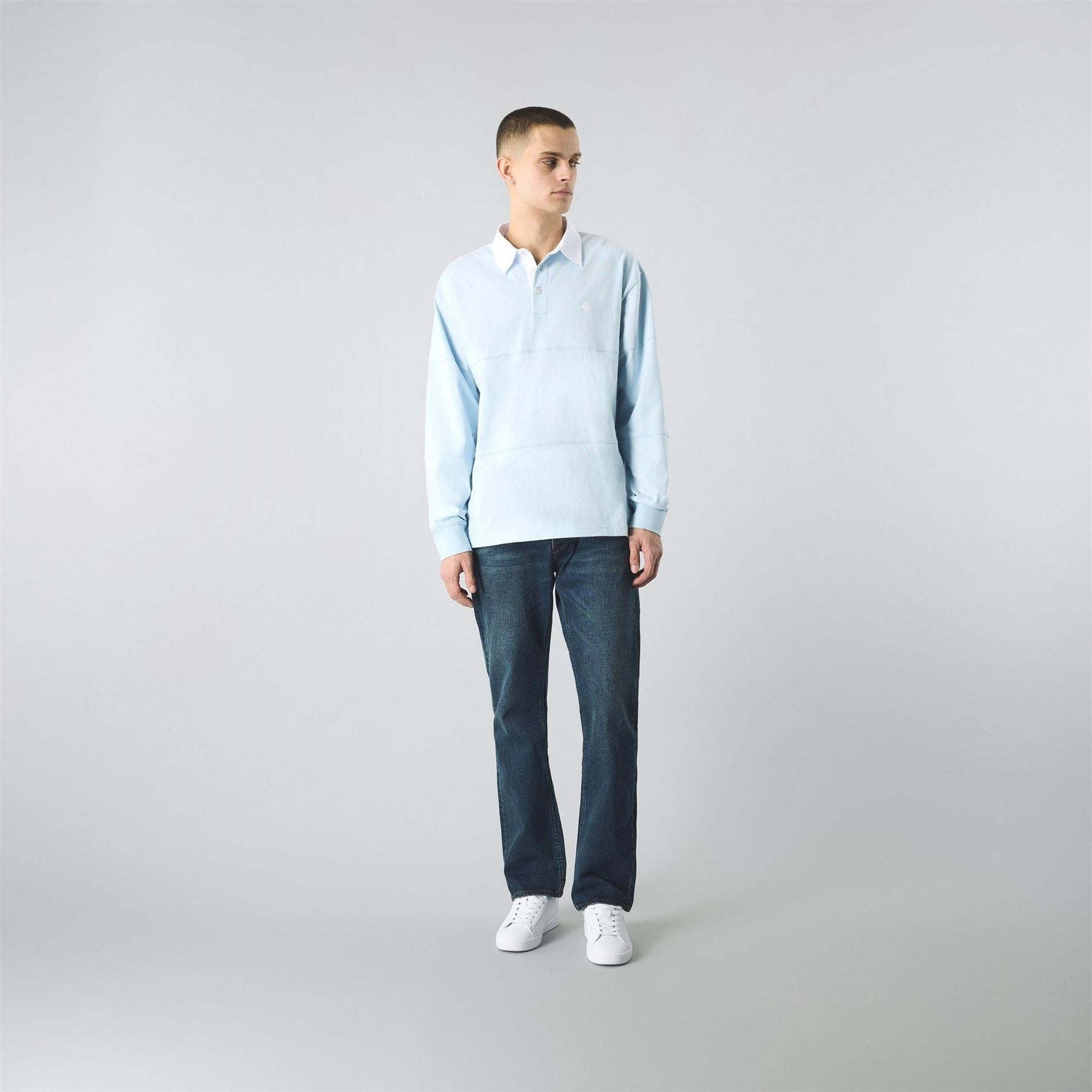 Pretty Green Athletic Regular Fit Long Sleeve Shirt