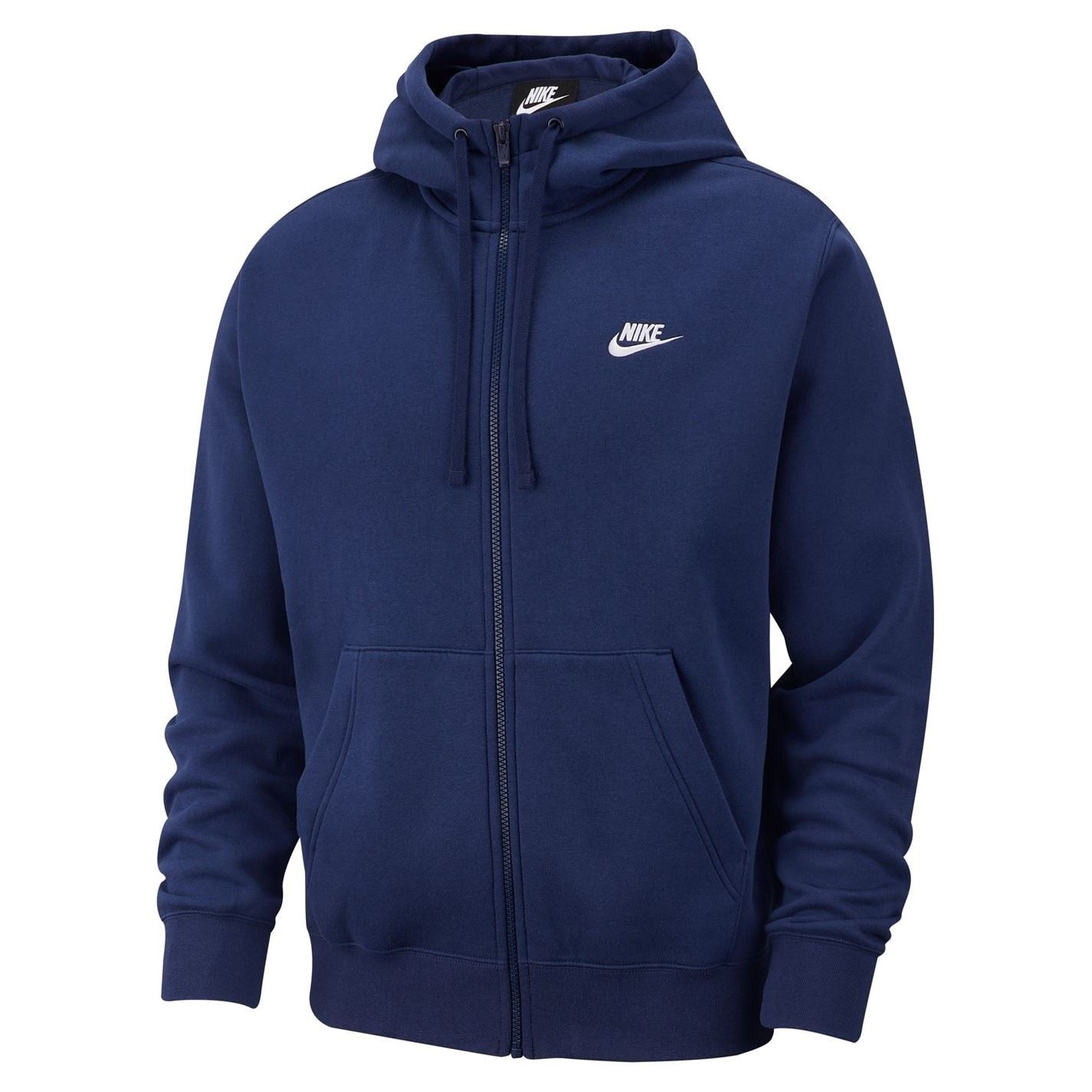 Nike Mens Sportswear Club Fleece Full Zip Hoodie