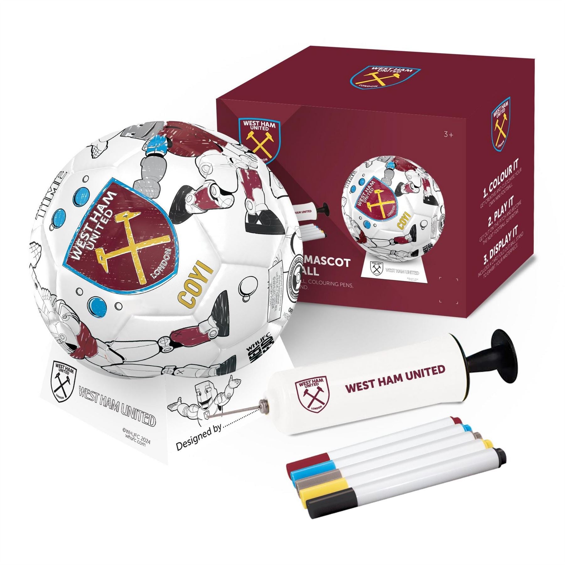 Team Colour In Football Supporter Set
