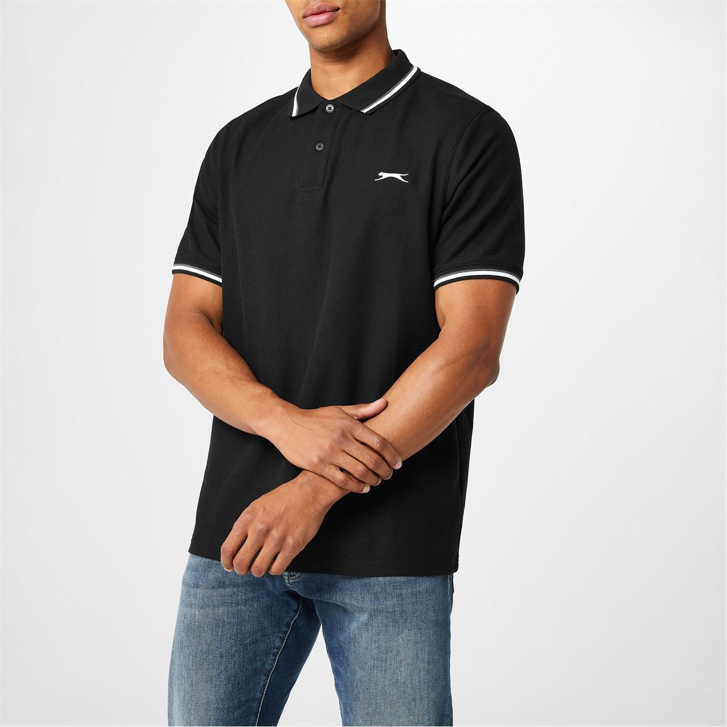 Slazenger Mens Tipped Polo Shirt