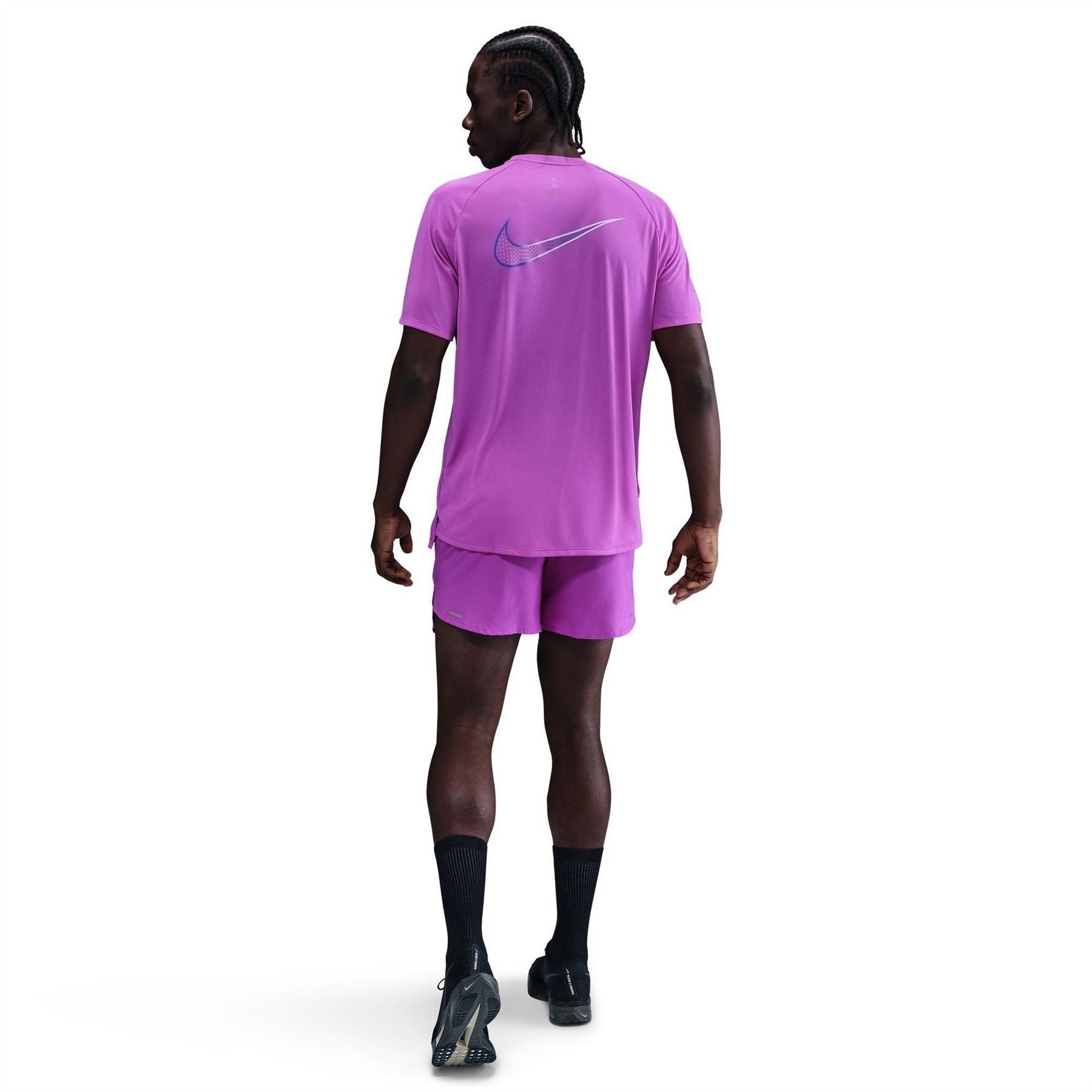 Nike Mens Stride Dri Fit 5 Brief Lined Running Shorts