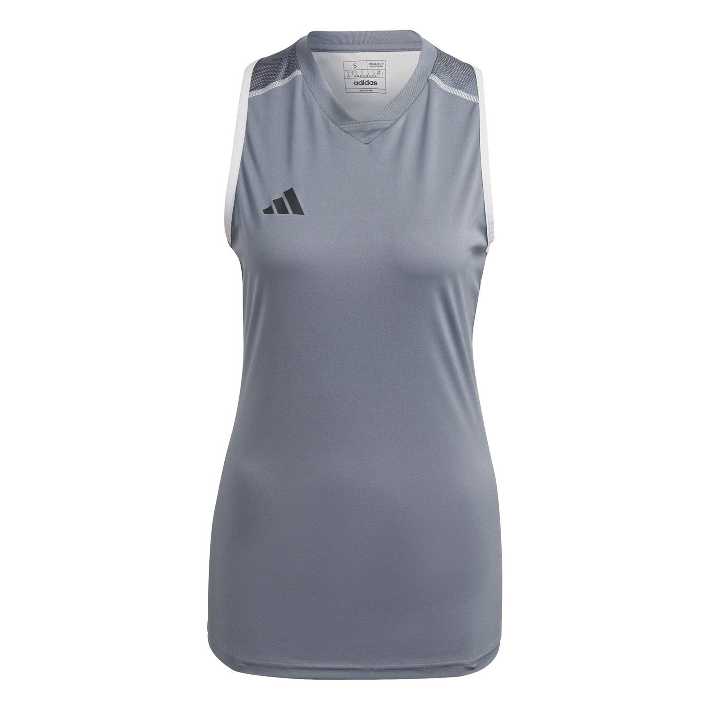 adidas V-Neck Sleeveless Jersey Tank