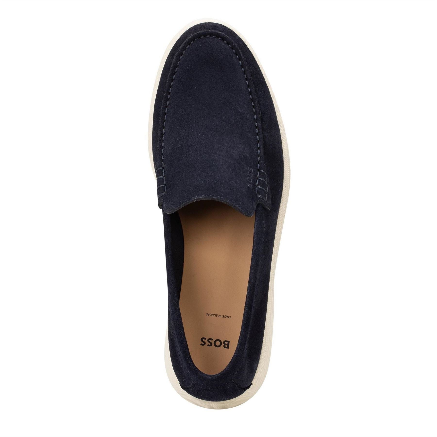 Boss Black Loafers With Iconic Logo Detail (sienne)