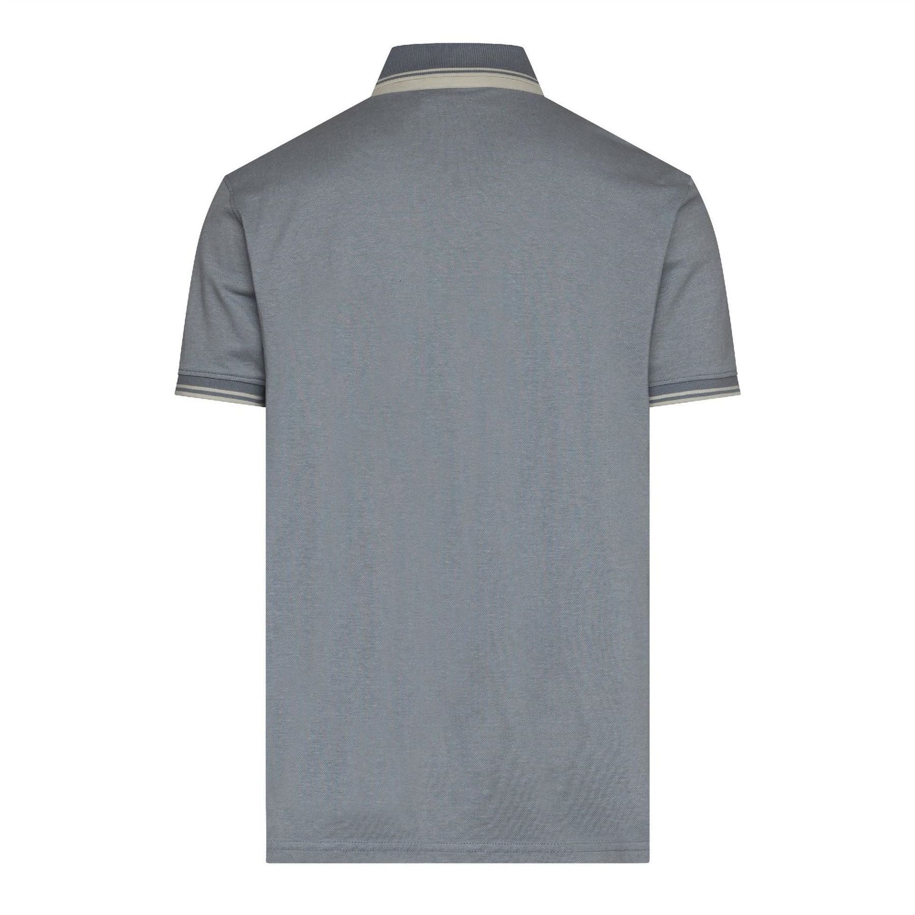 Crosshatch Preece Bold Logo Collared Neck Short Sleeve Polo Shirt