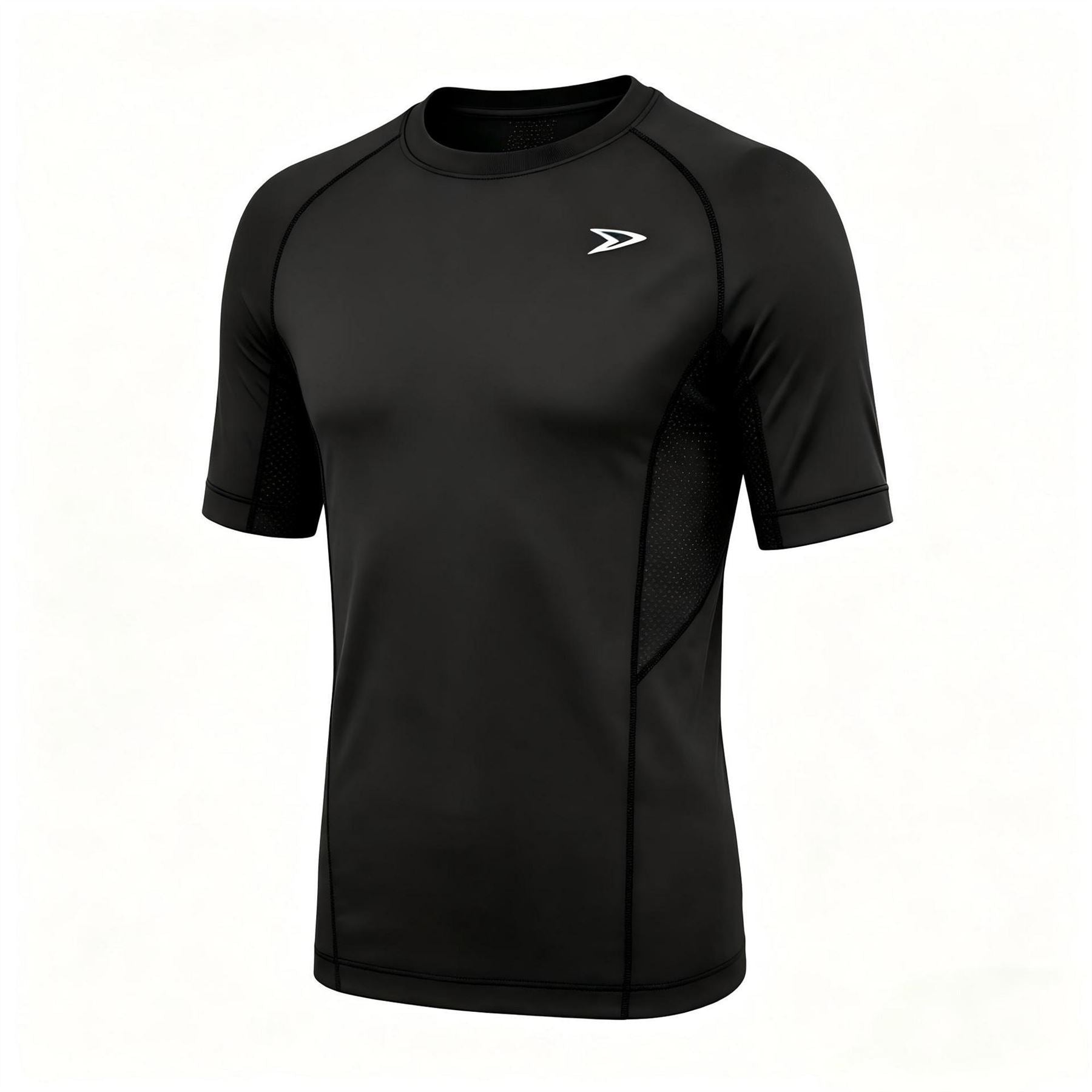 No Fear Mens Raglan Compression Tee