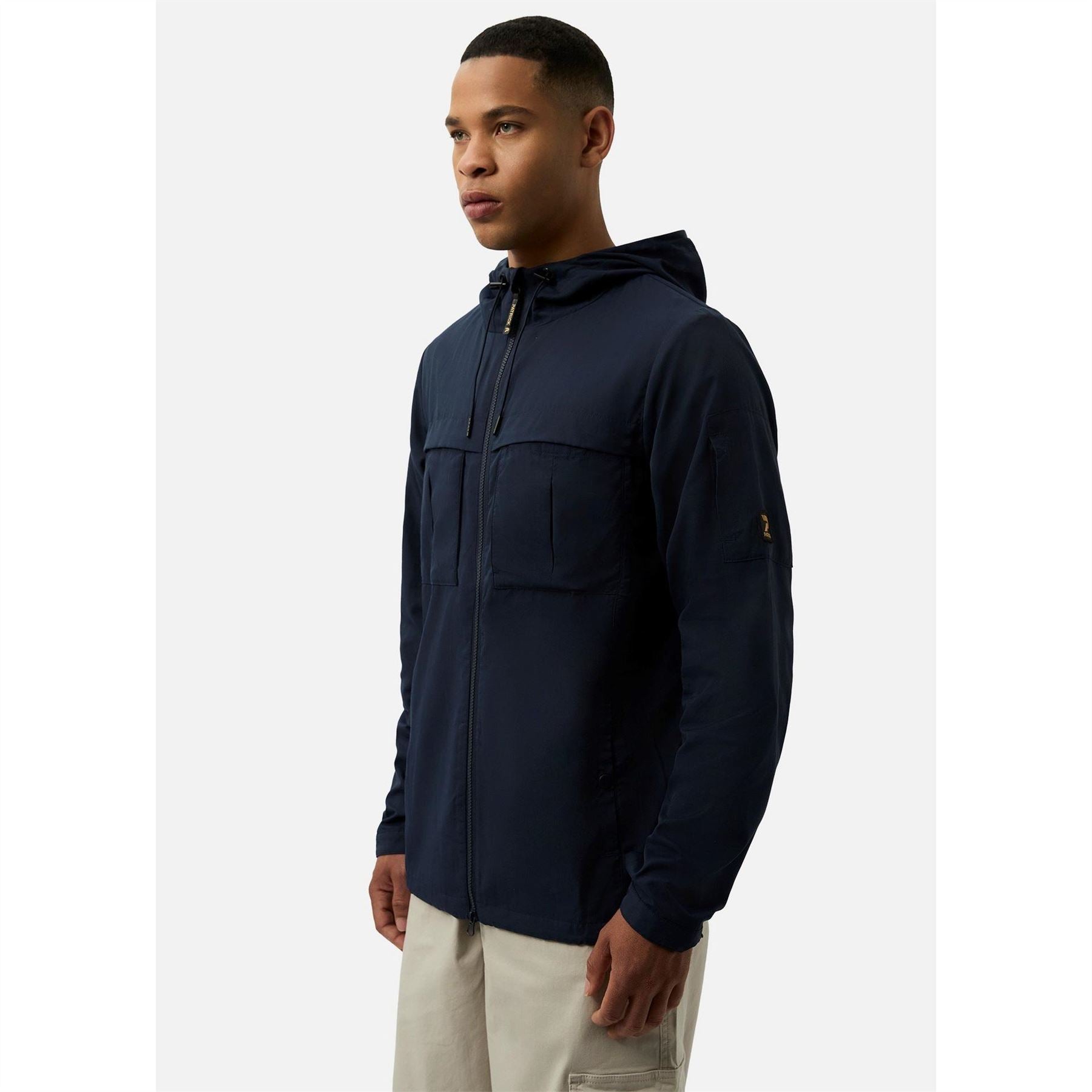 Patrick William Solid Patterned Field Jacket