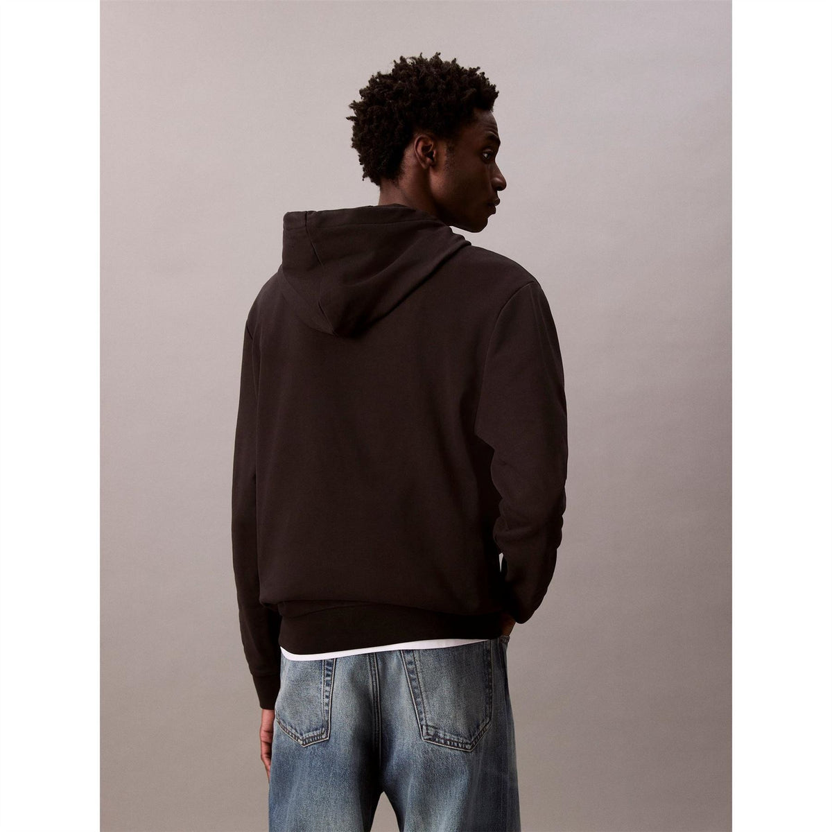 Calvin Klein Jeans Ckj Woven Over The Head Hoodie