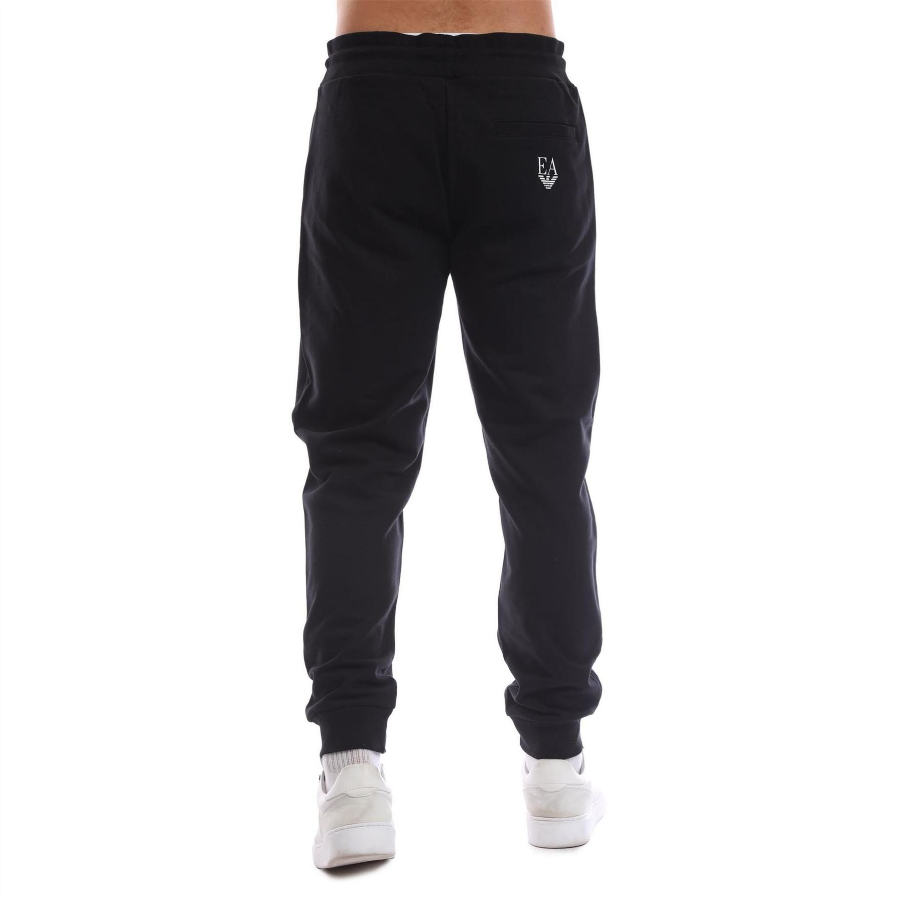 Emporio Armani Solid Patterned Slim Tapered Joggers