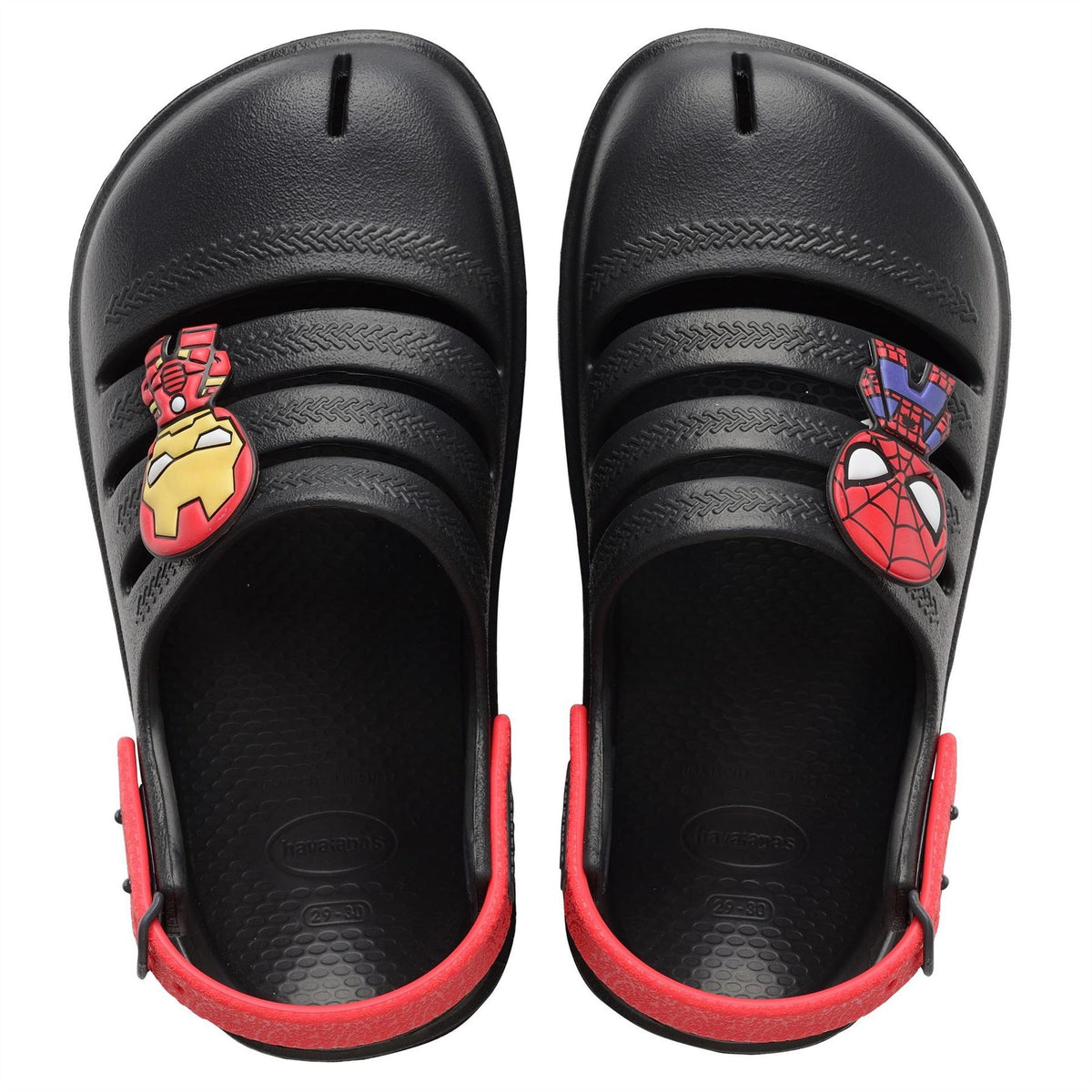 Havaianas Hav. Kids Clog Marvel New Graphite Flip Flops Womens