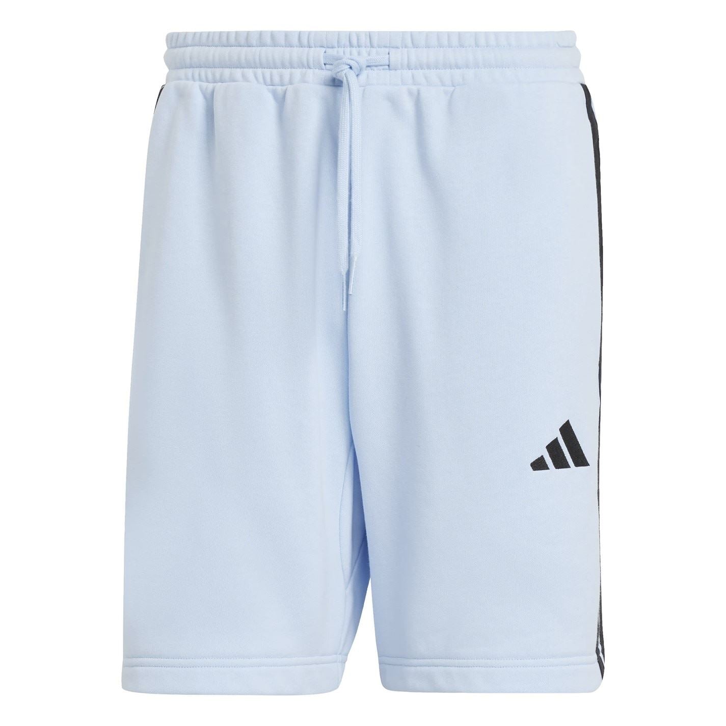 adidas Mens Essentials 3 Stripe Fleece Shorts