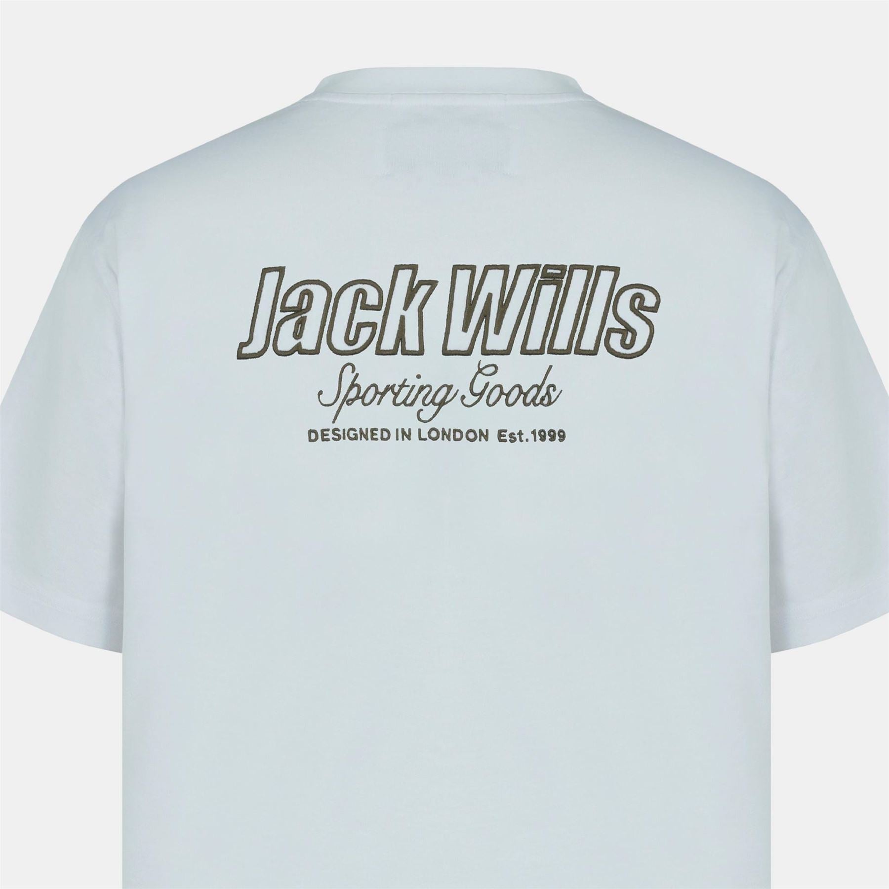 Jack Wills Jw Graphic Cotton Short Sleeve Crew Neck T-Shirt