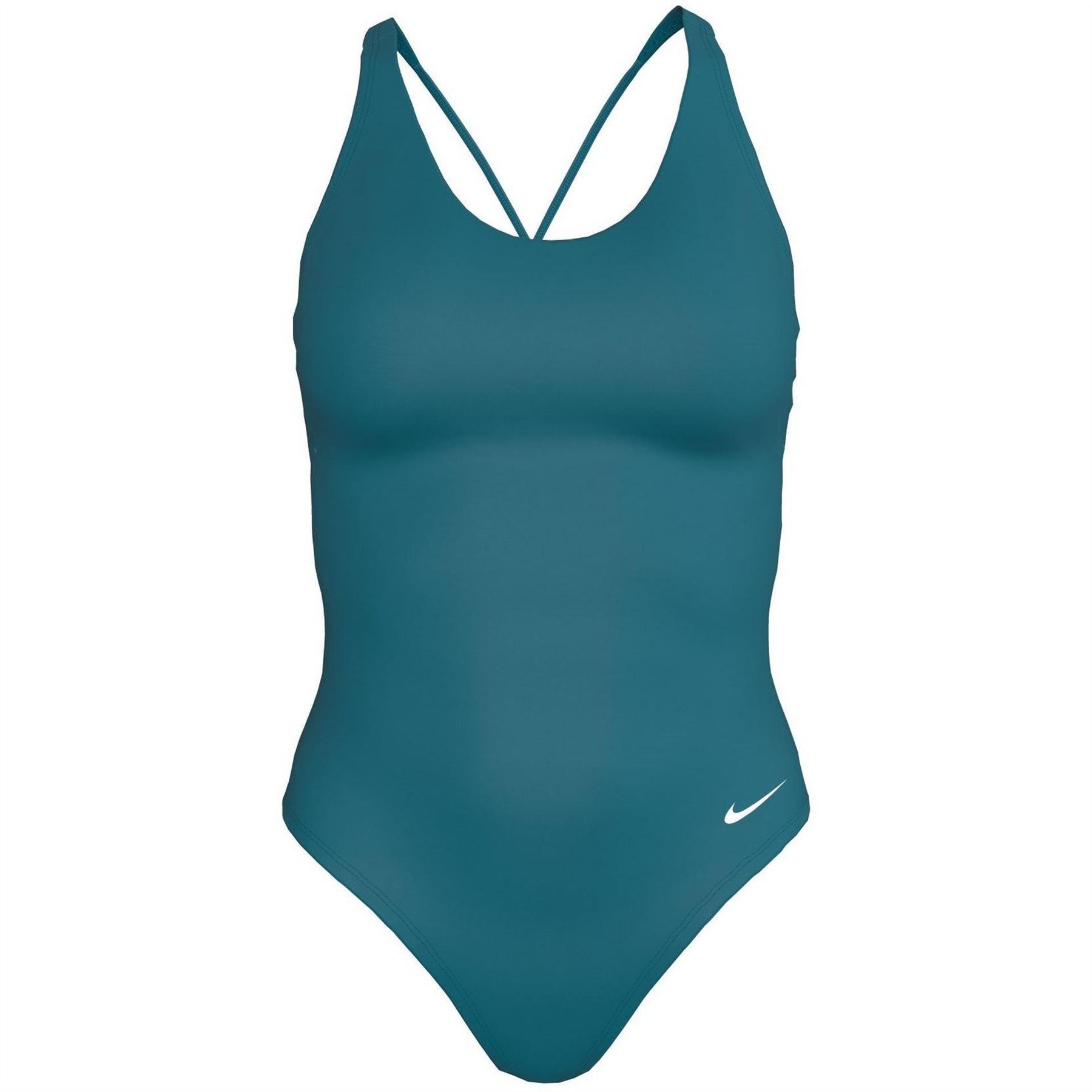 Nike Womens Effortless Essential Swim Effortless Essential Scoop Neck One Piece