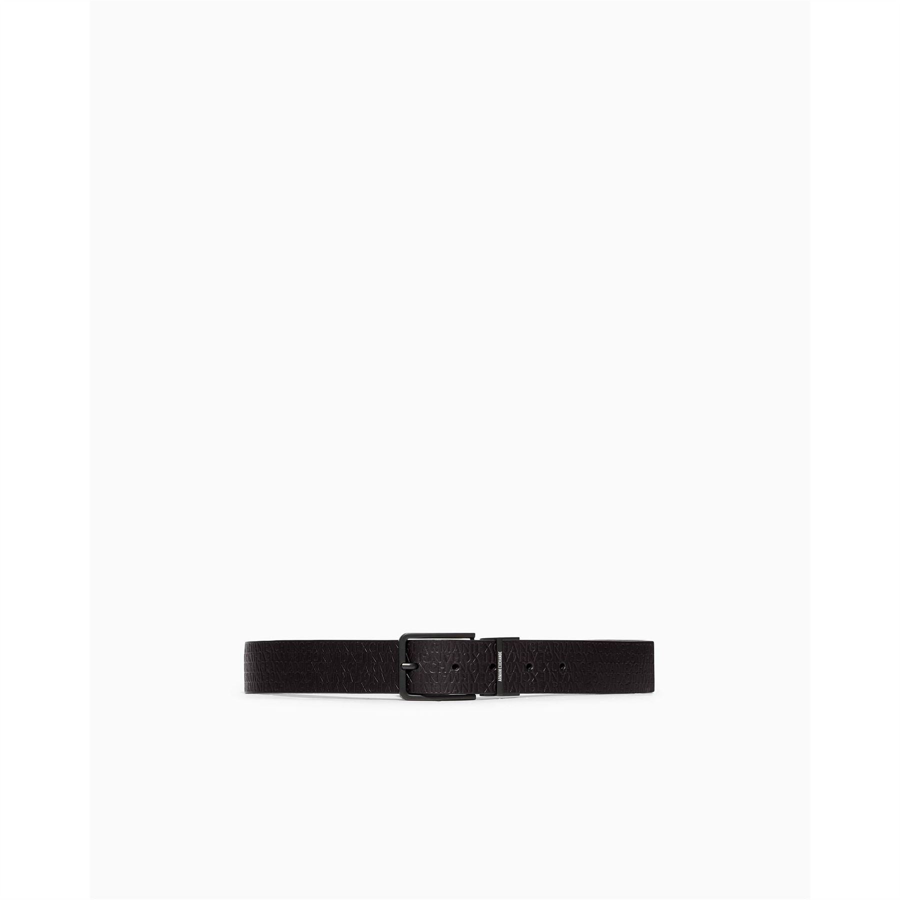 Armani Exchange Leather Pin Buckle Belt