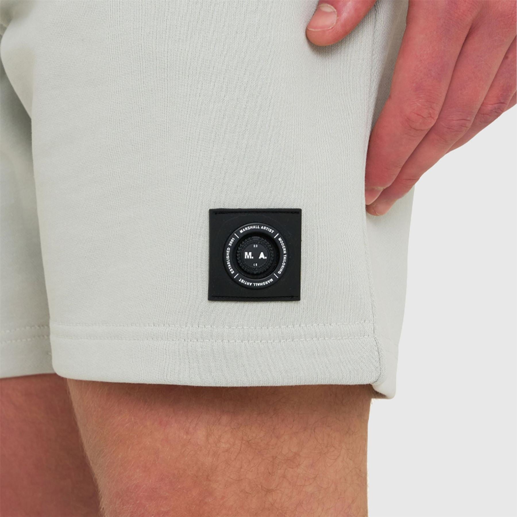Marshall Artist Drawstring Logo Patch Chino Shorts