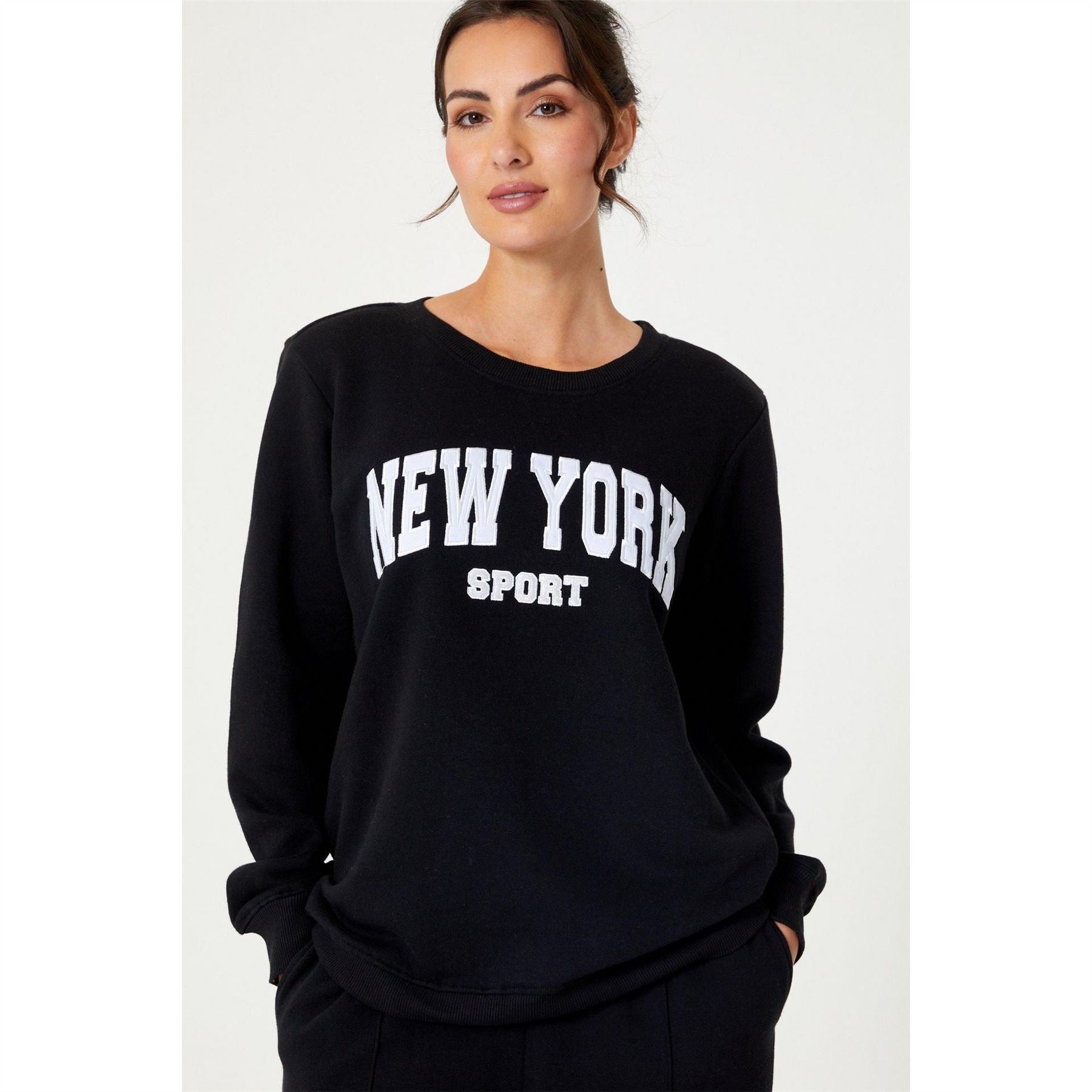 Be You Nyc Slogan Sweat Set