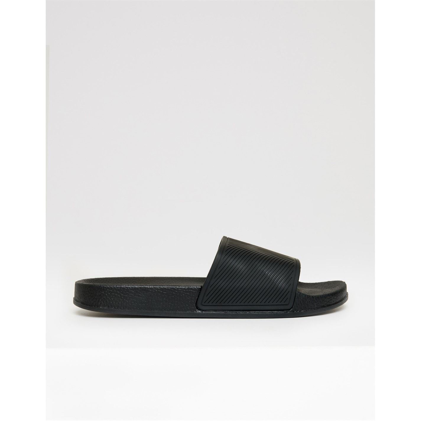 Threadbare Arlo Open Toe Textured Slide Sandals