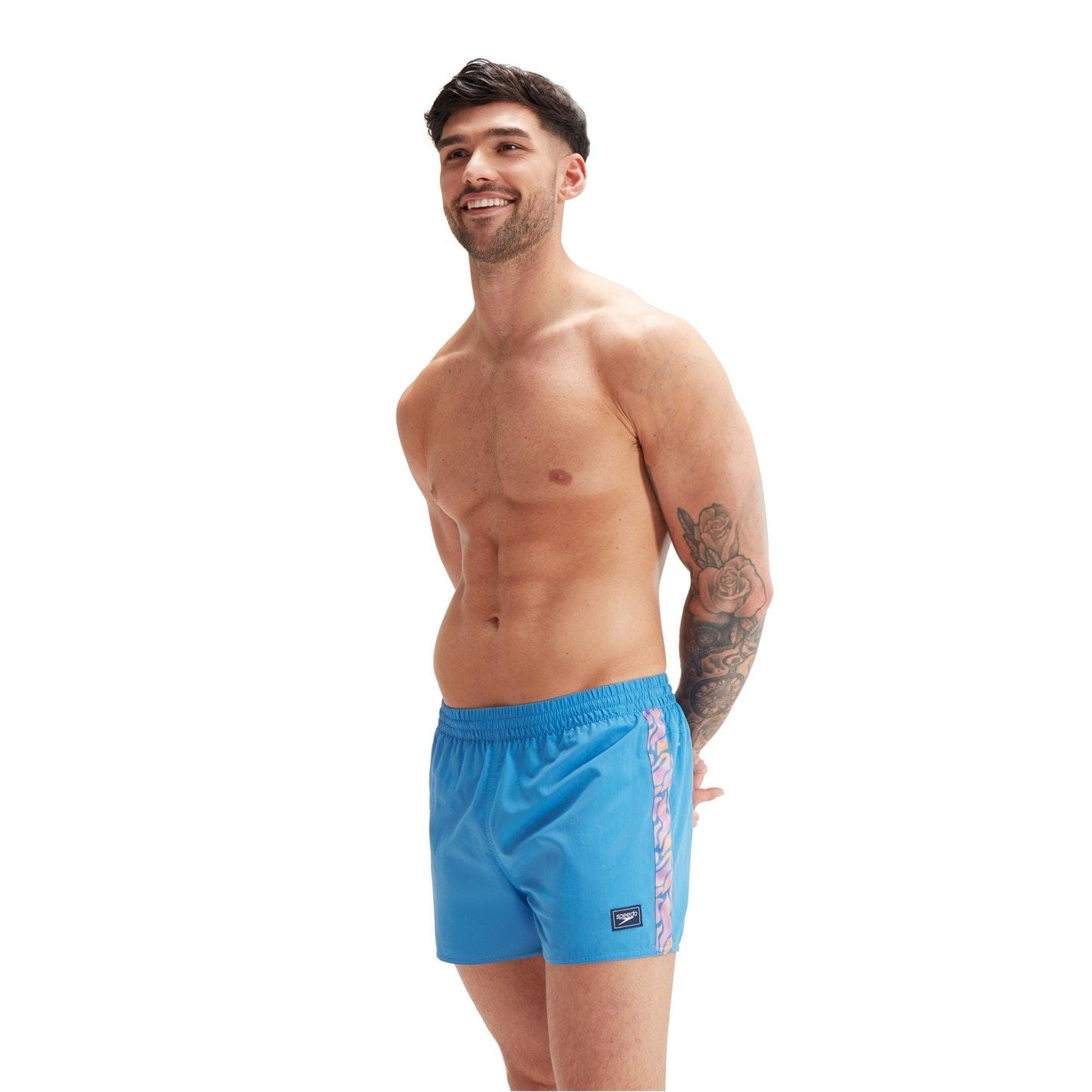 Speedo Retro 13 Inch Side Strip Swim Shorts