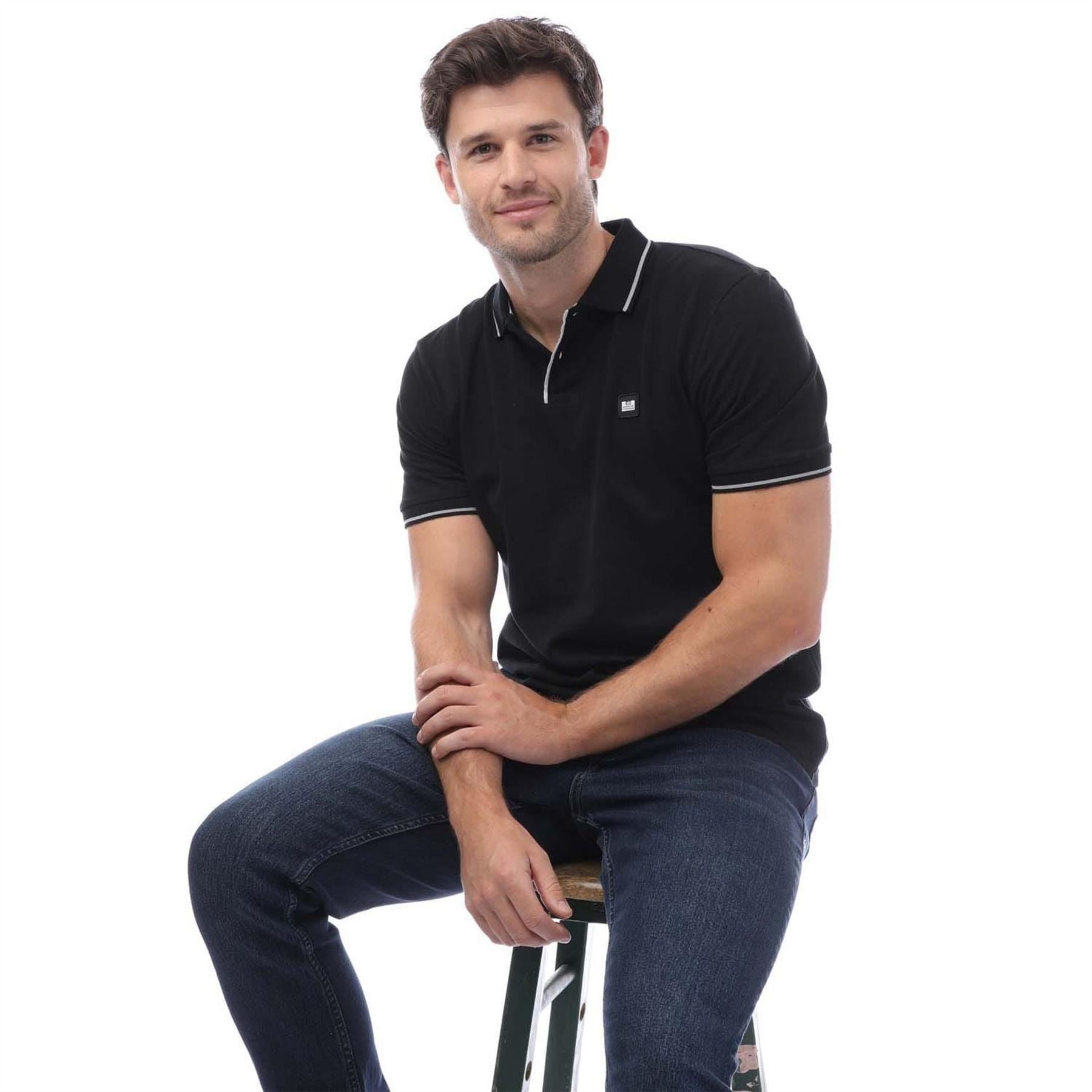 Weekend Offender Spello Piped Polo Shirt