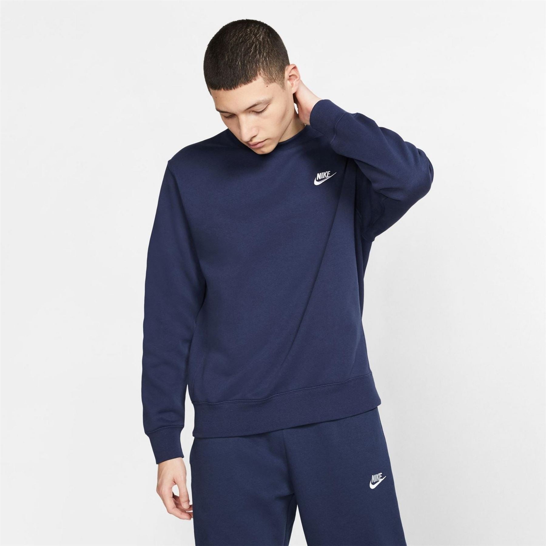 Nike Wordmark Crew Neck Long Sleeve Sweatshirt