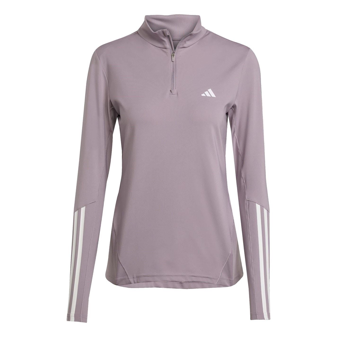 adidas Hyperglam 1/4 Zip Funnel Neck Long Sleeve Gym Top