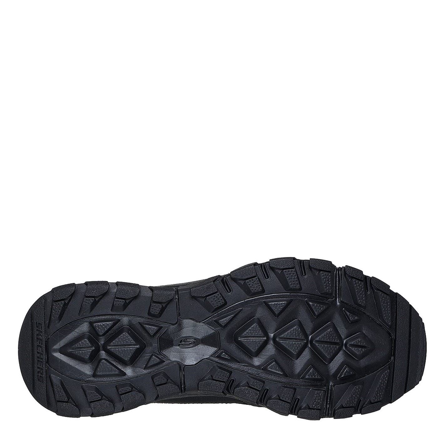 Skechers Mens Slip Ins Leather Overlay Lace Up W Slip On Trainers