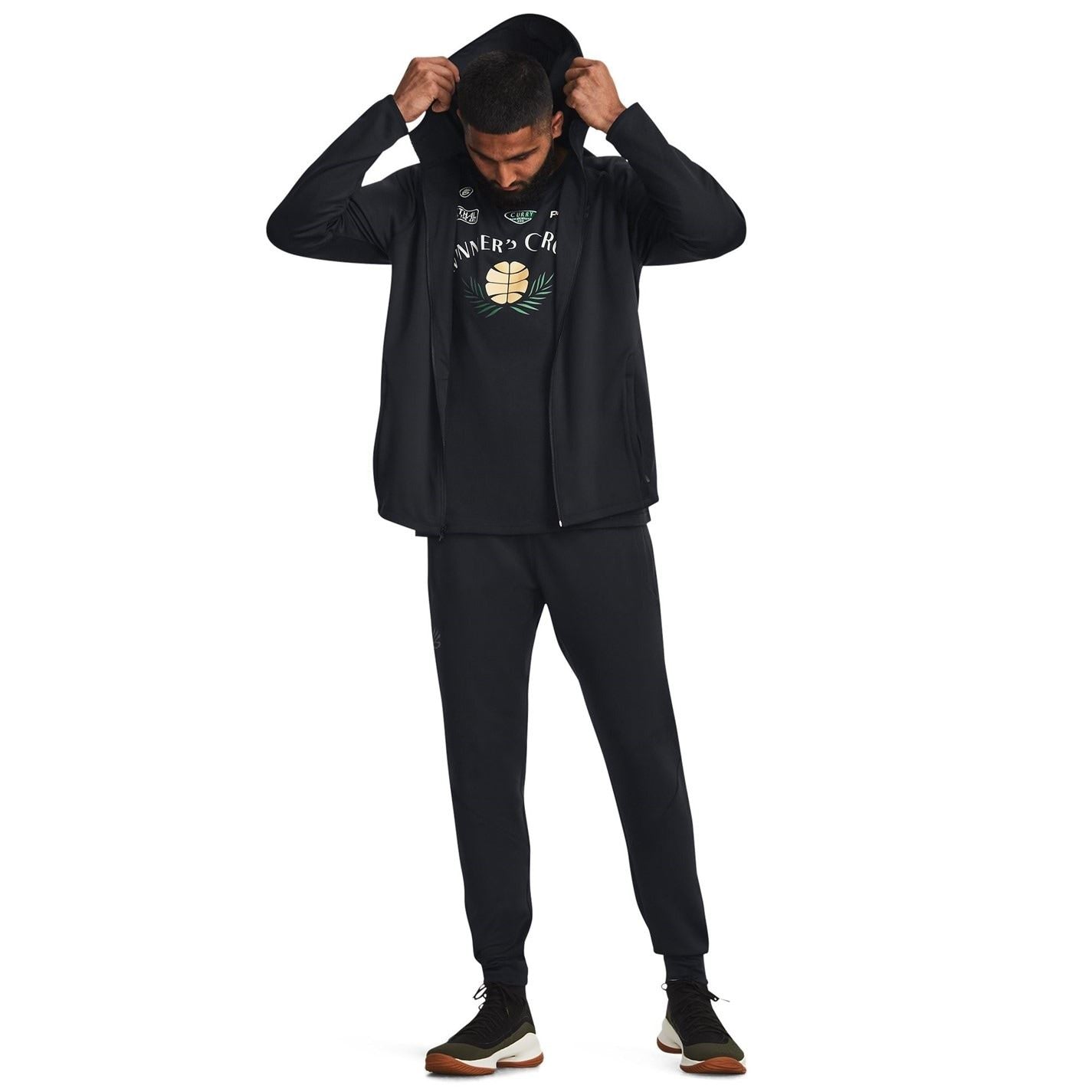 Under Armour Mens Armour Curry Playable Jacket Hoody