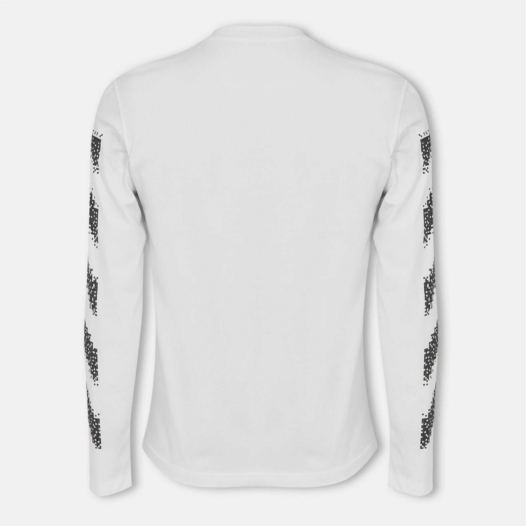 Off White Diag Skate Diagonal Graphic Long Sleeve T-Shirt
