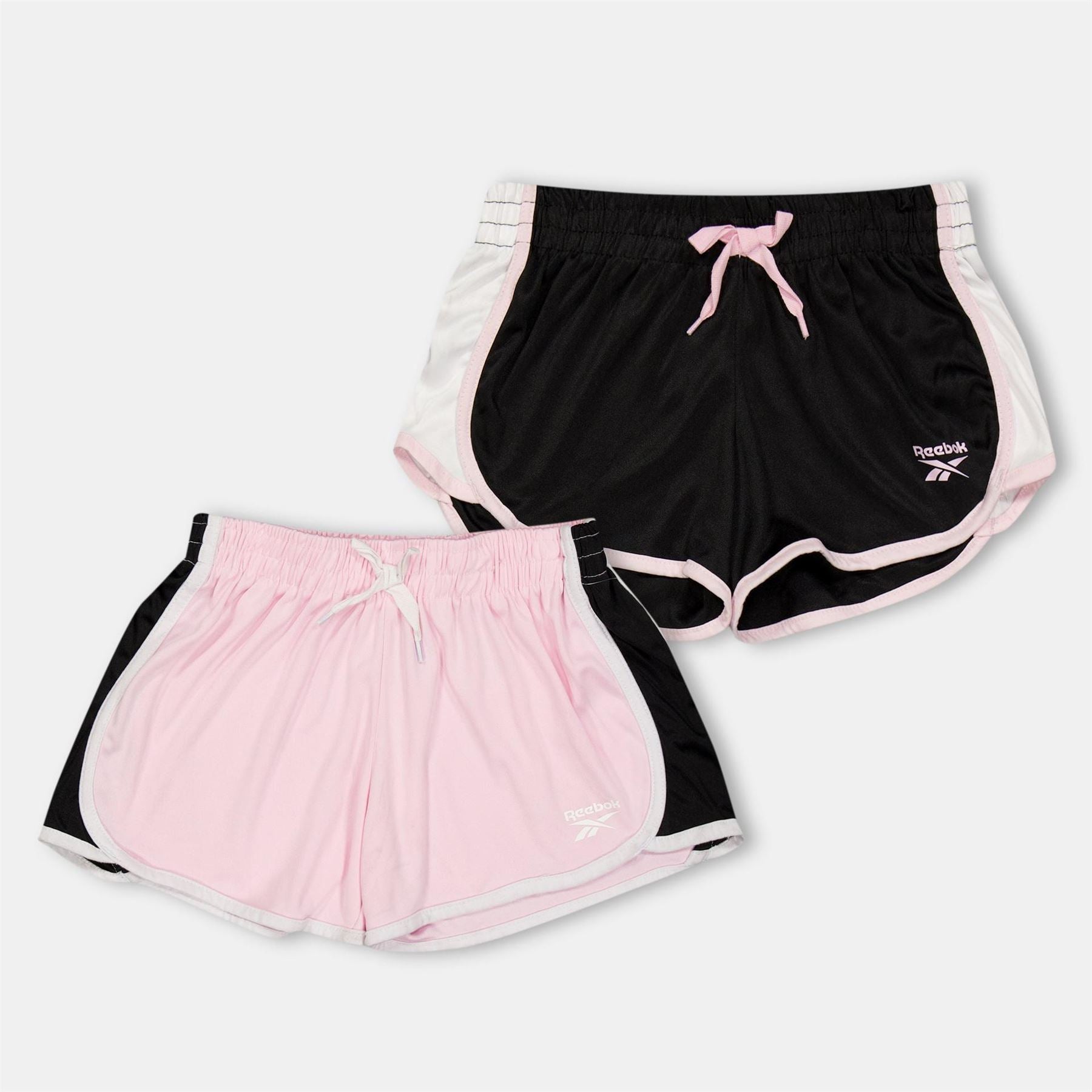 Reebok 2 Pack Bermuda Shorts with Elasticated Waistband