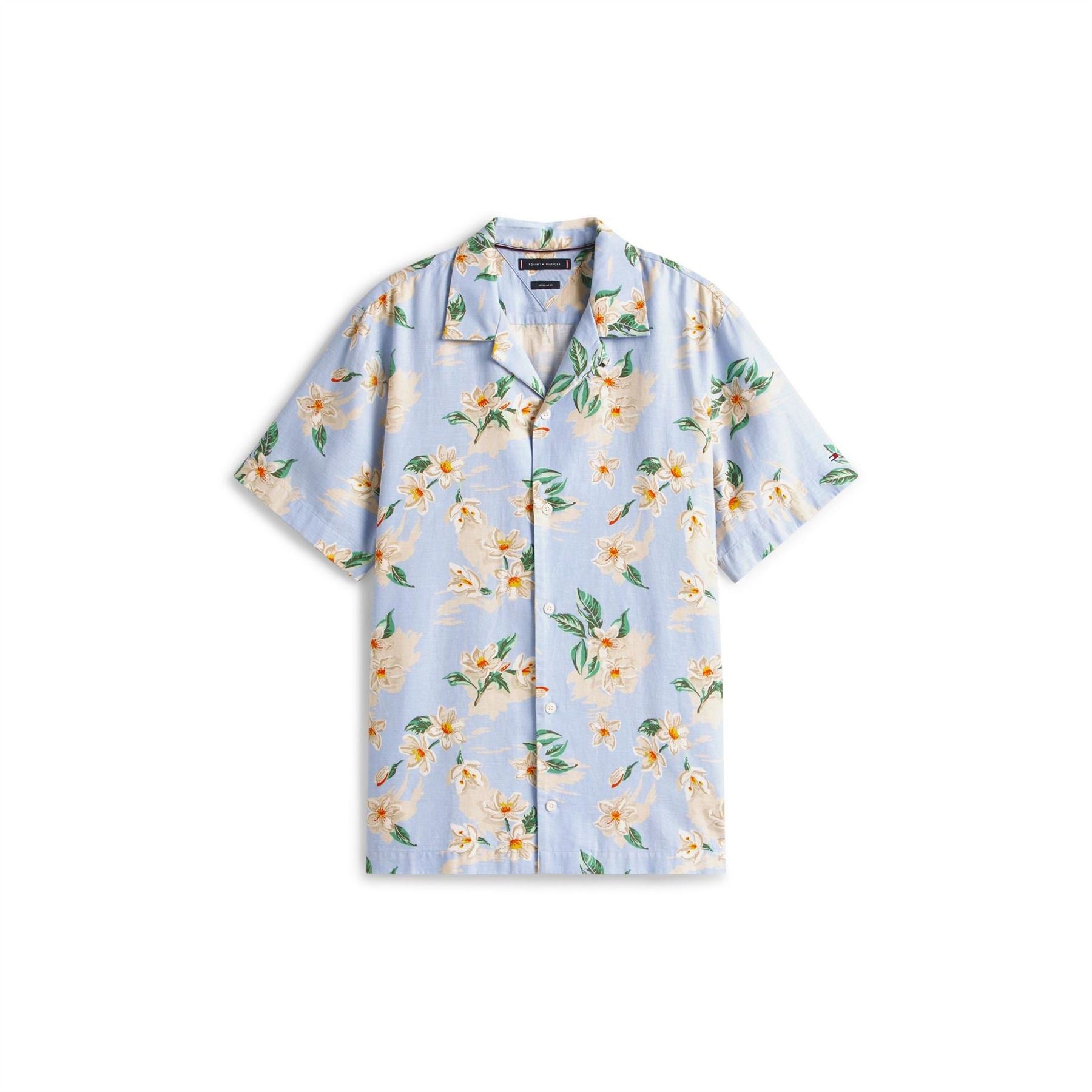 Tommy Hilfiger Floral Regular Fit Short Sleeve Shirt