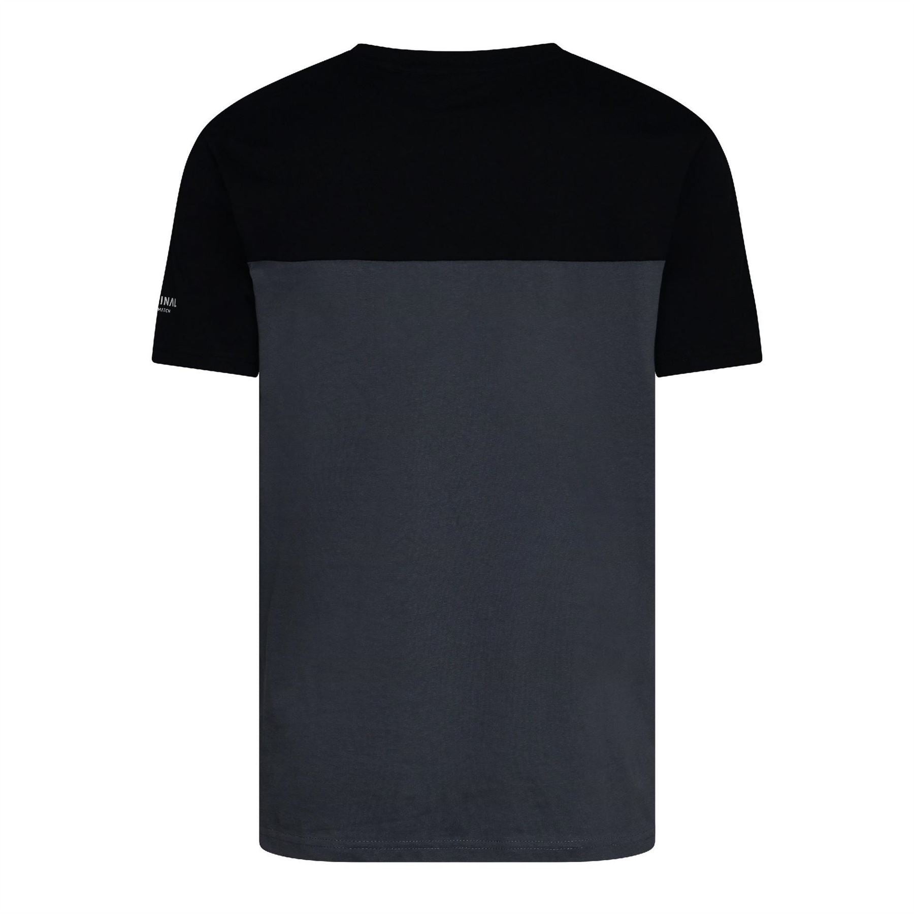 Crosshatch Castlebay Bold Logo Crew Neck Short Sleeve T-Shirt