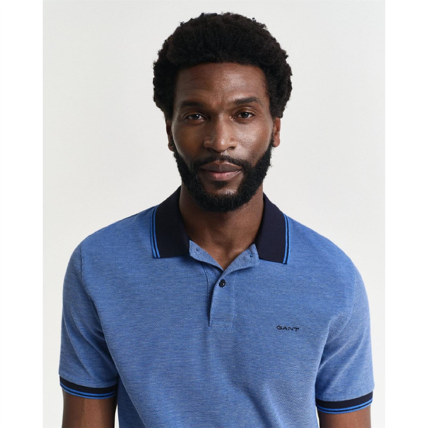 Gant Contrast Collar Piqué Polo Shirt