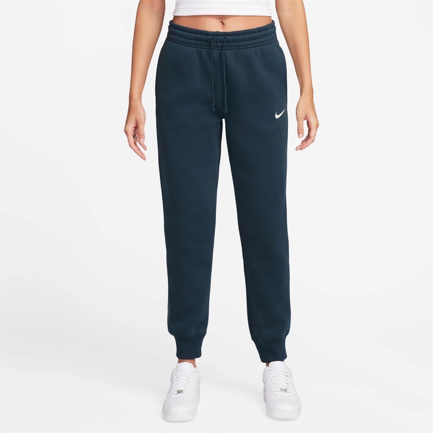 Nike Womens Sportswear Phoenix Fleece Mid Rise Sweatpants