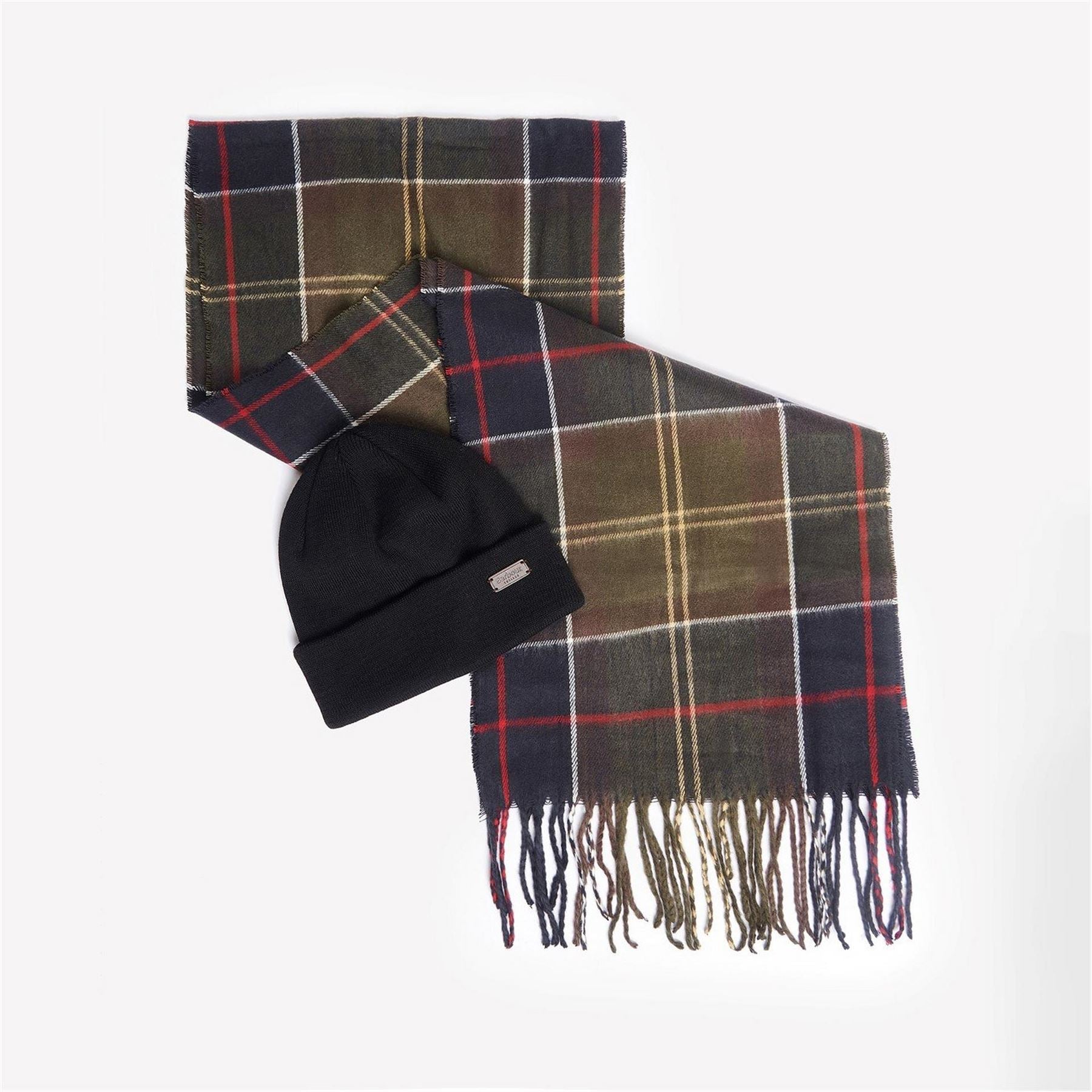 Barbour Beanie  And  Galingale Scarf Gift Set