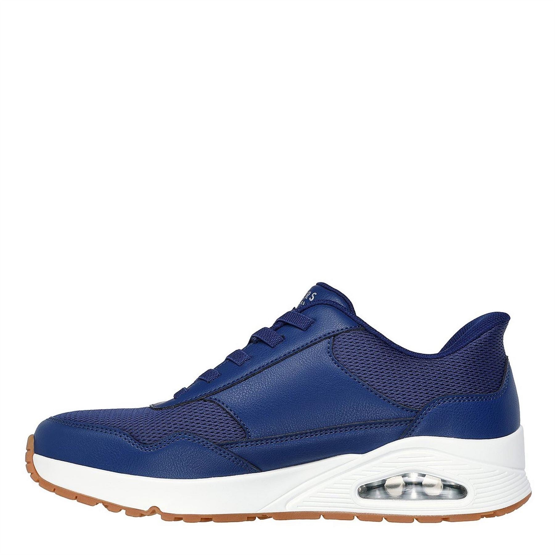 Skechers Mens Uno   Simplified Slip In Slip On Runners