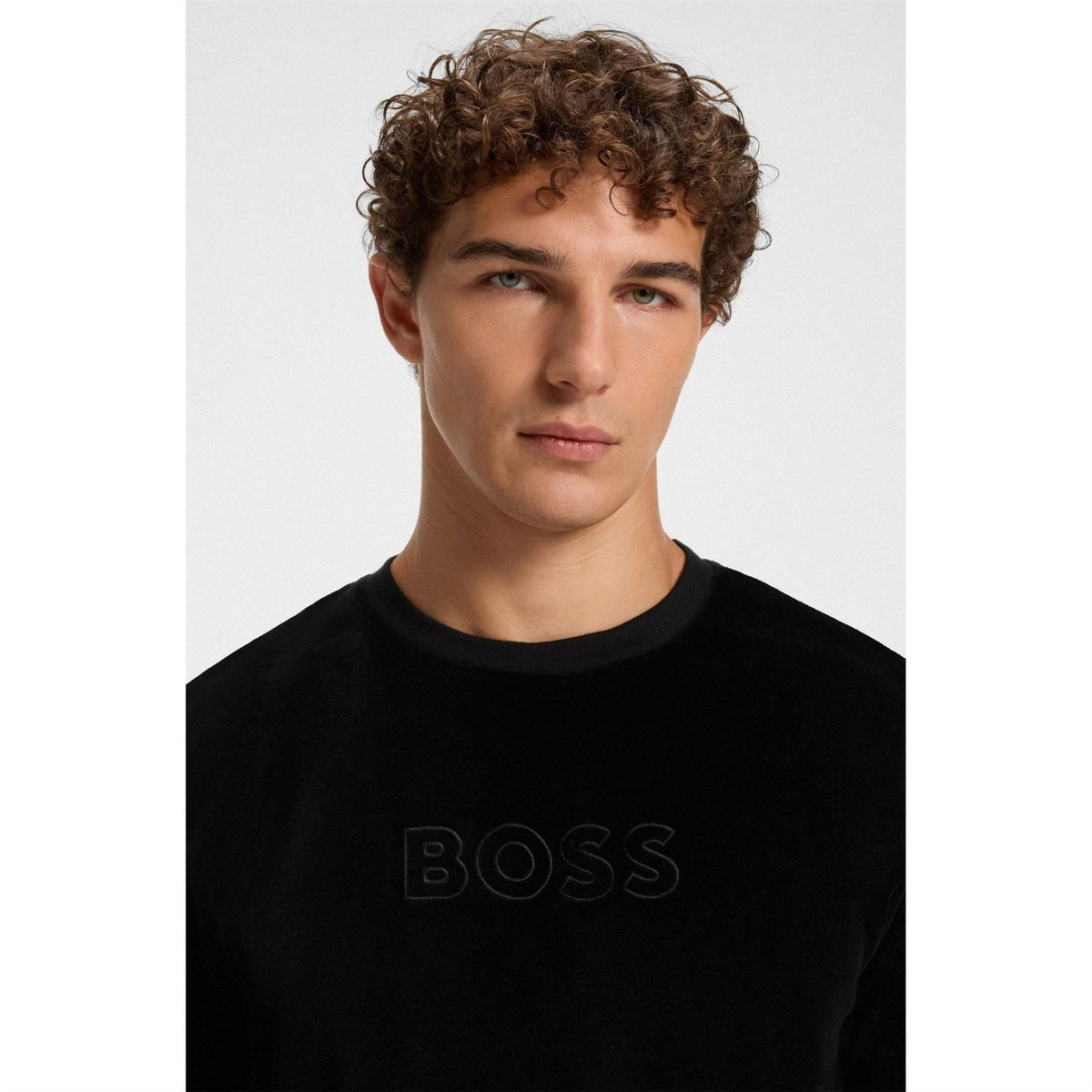 Boss Velour Sweatshirt 10275198 01