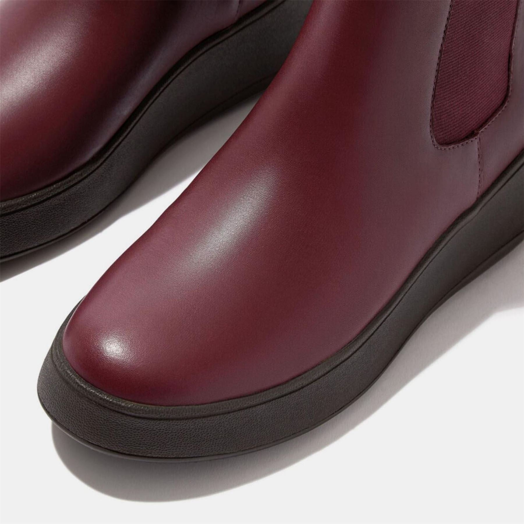 Fitflop Mode Leather Flatform Chelsea Boots