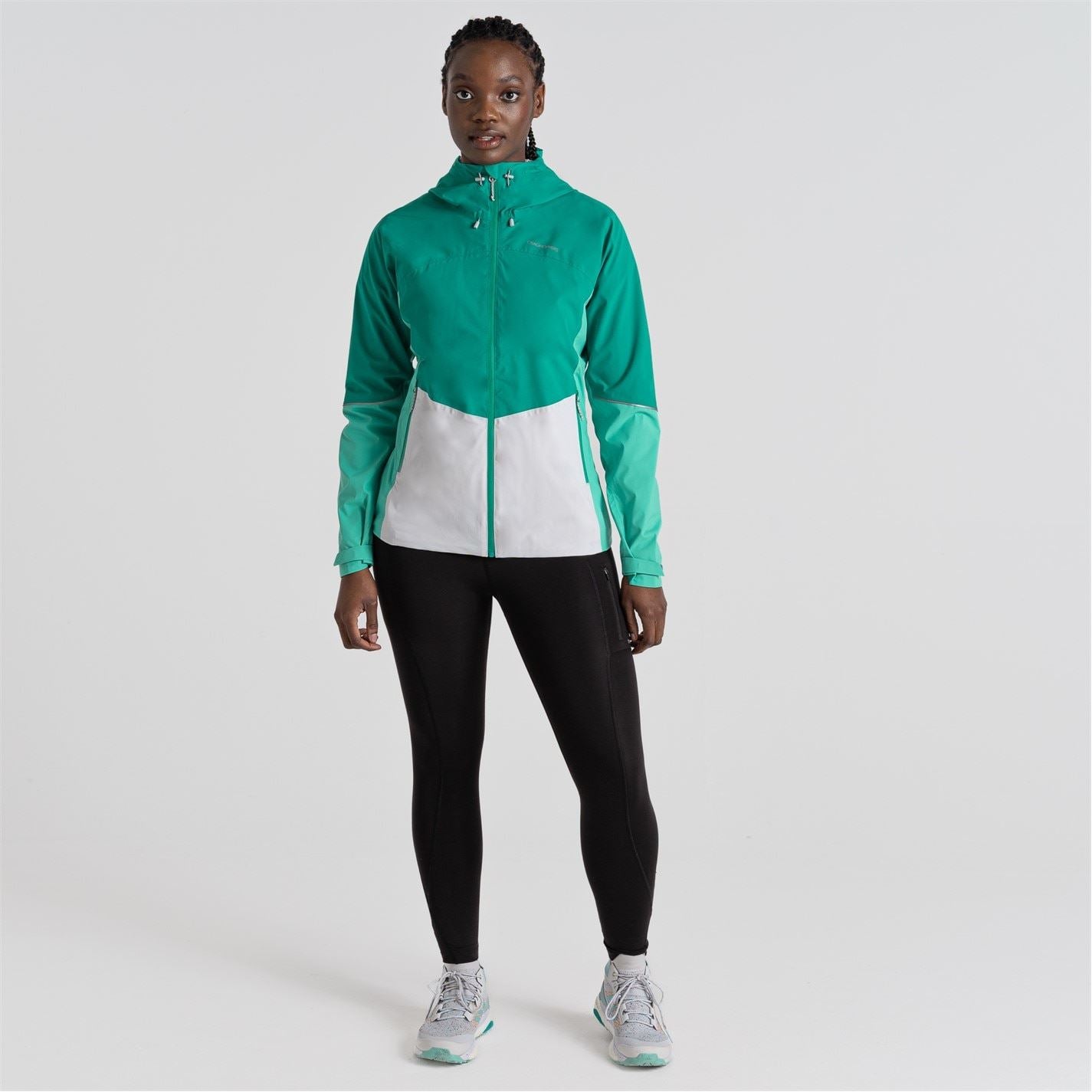 Craghoppers Jamila Funnel Neck Long Windbreaker Jacket