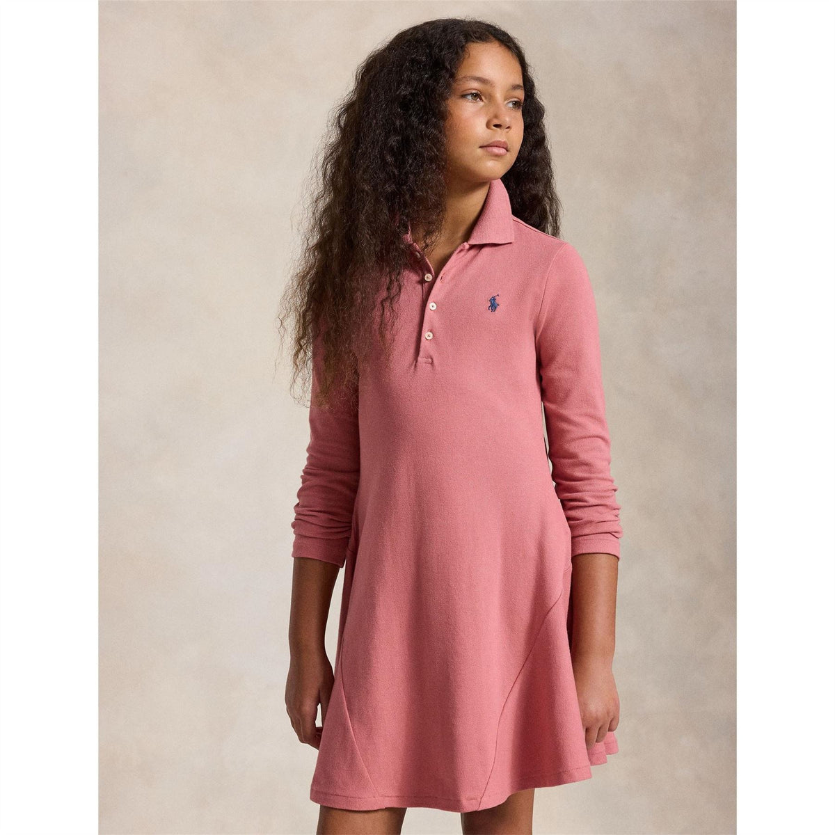 Polo Ralph Lauren Ls Polo Dress Jn64