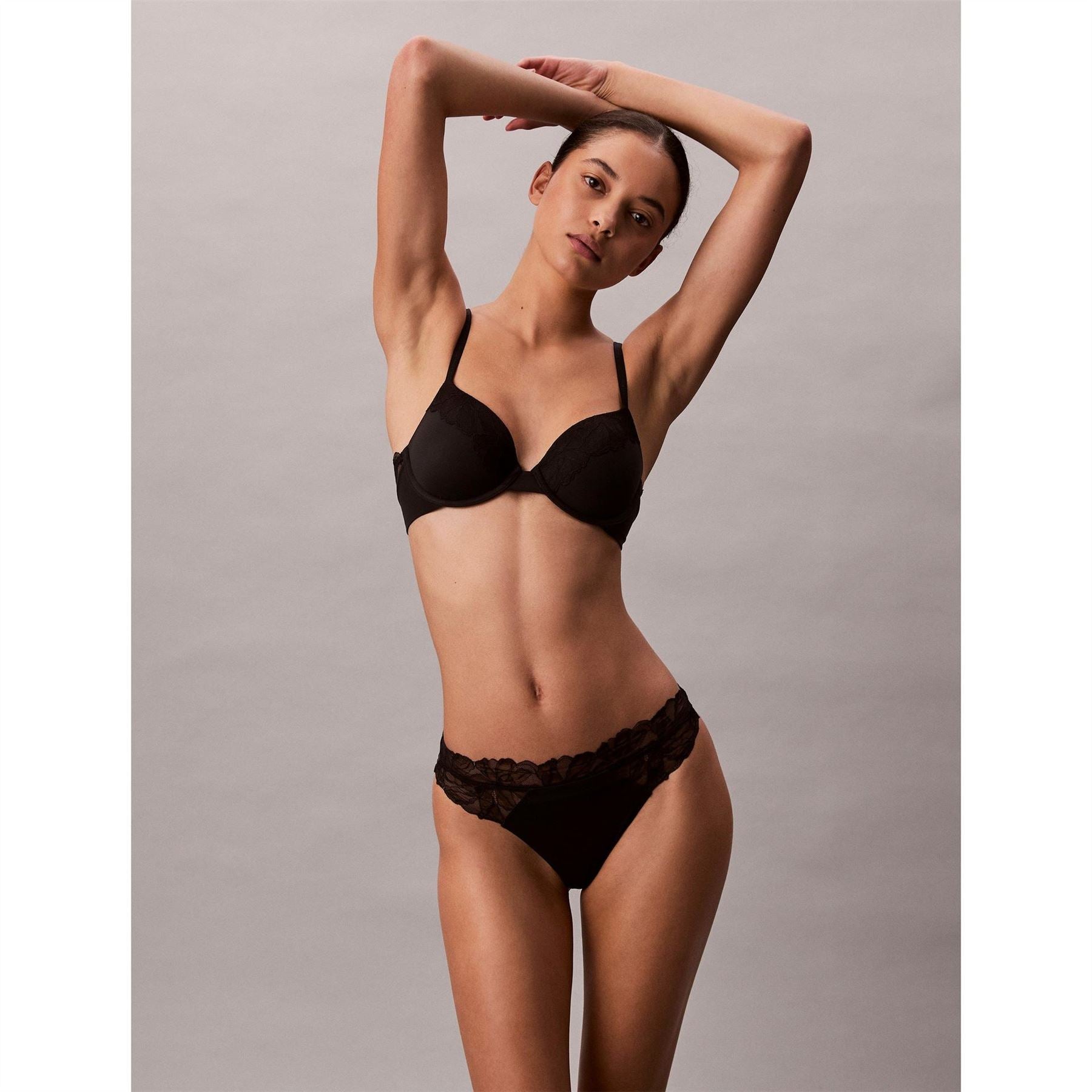 Calvin Klein Floral Patterned High Leg Thong