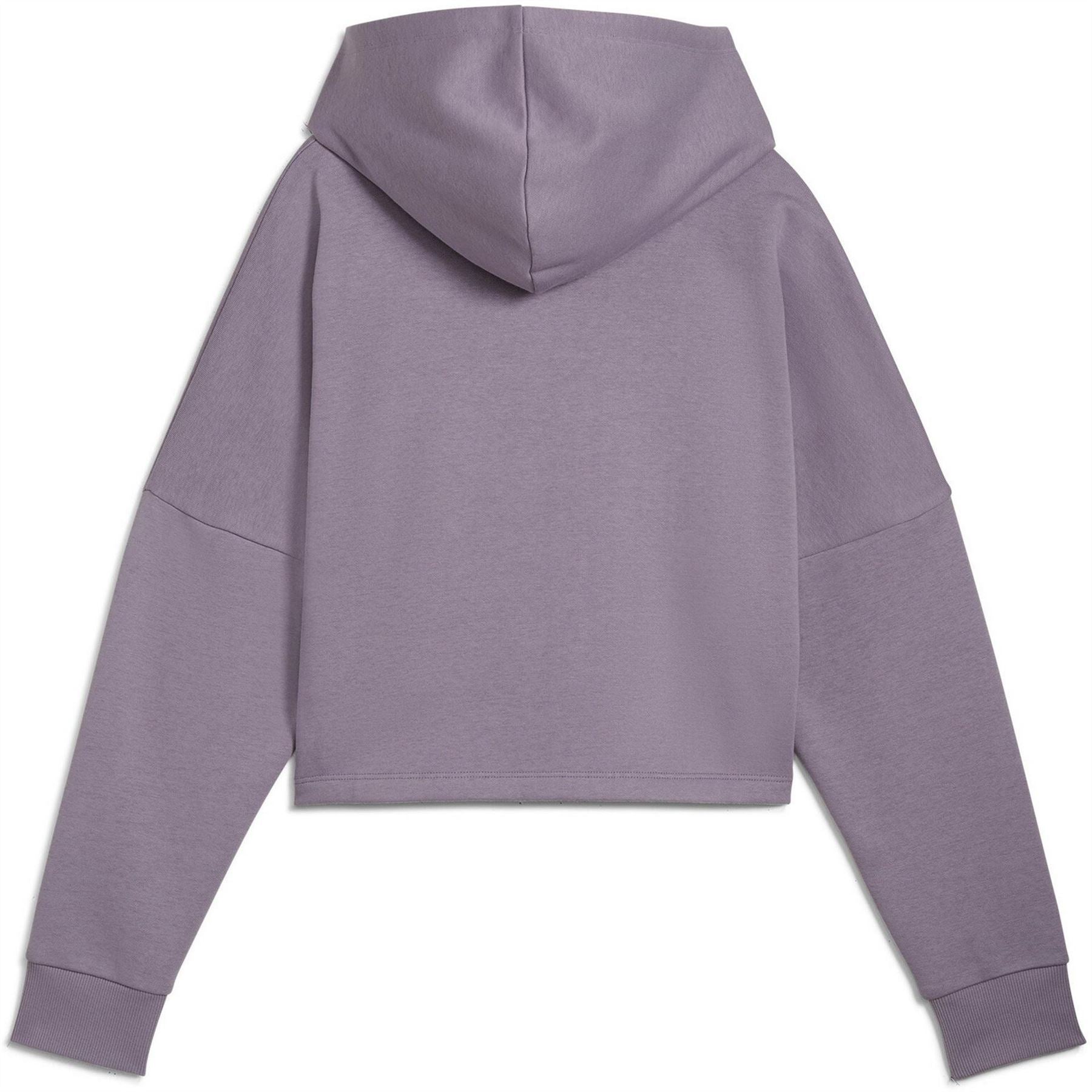 Puma Logo Cropped Hoodie G Hoody Unisex Kids
