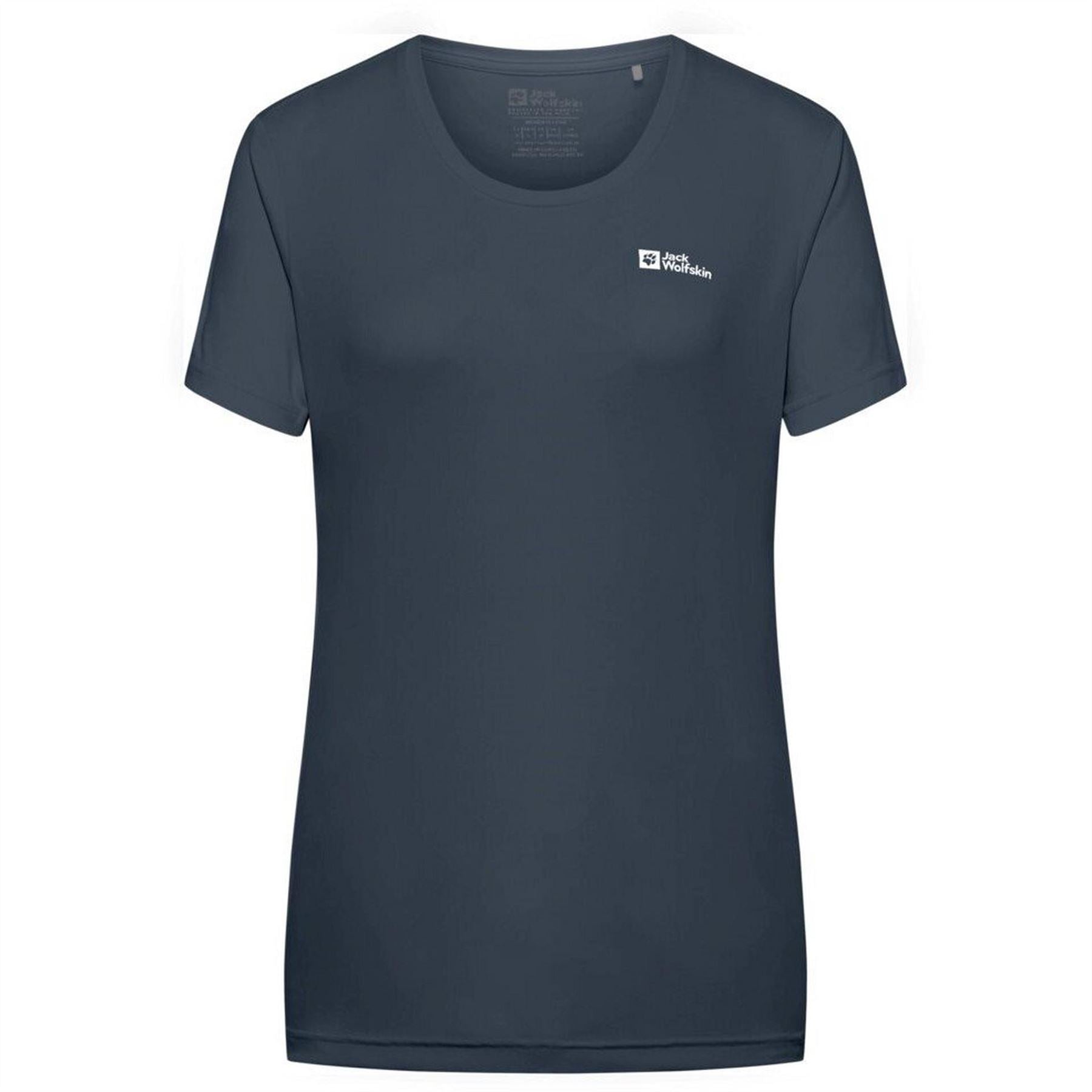 Jack Wolfskin Tech Regular Fit Short Sleeve Crew Neck T-Shirt