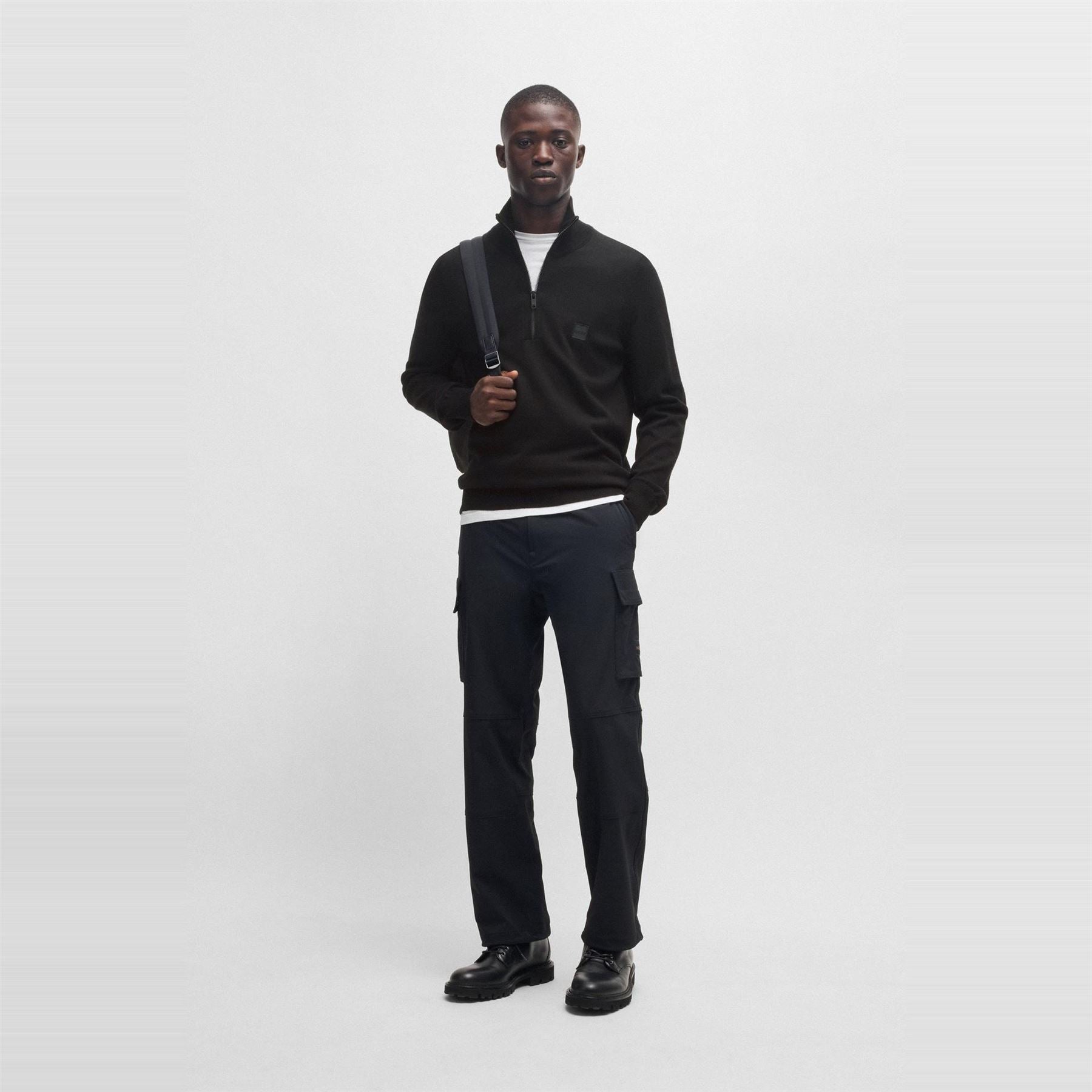 Boss  Hbo Kanobix Quarter Zipped Sweater