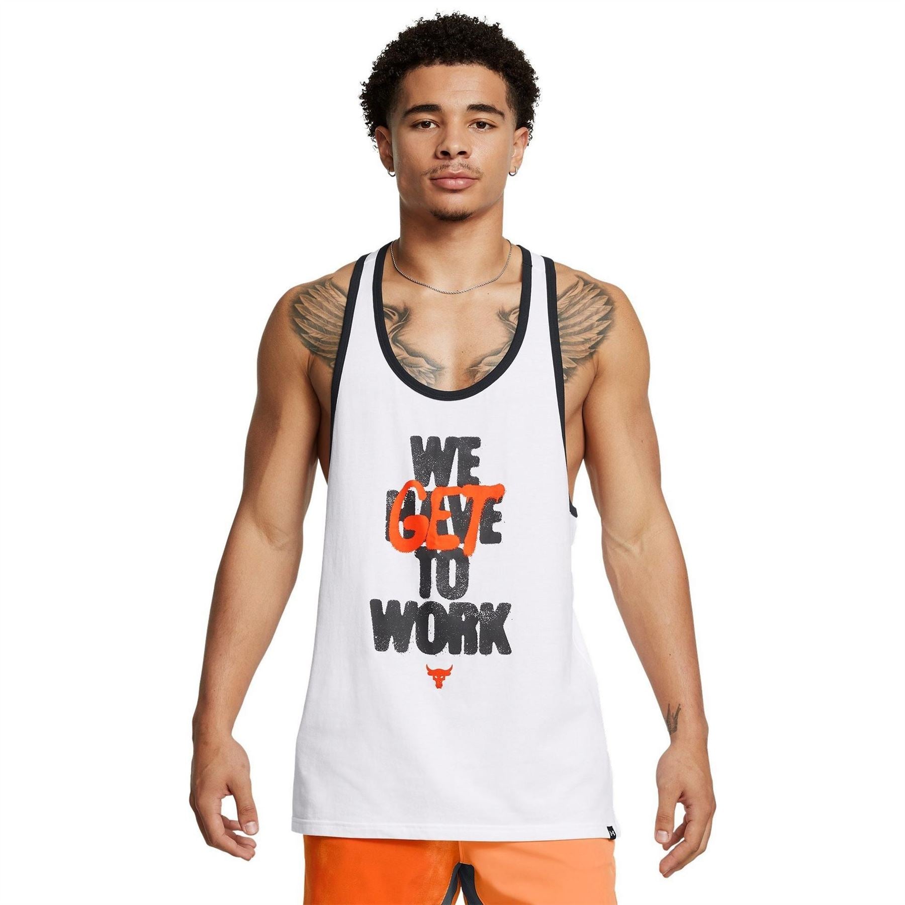 Under Armour Mens Armour Ua Pjt Rck Get To Work Tank Vest